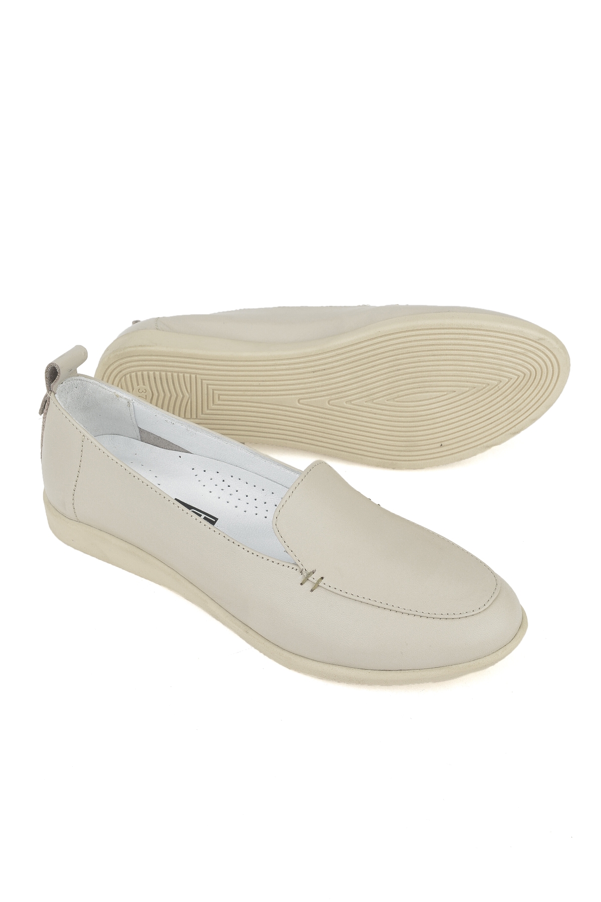 Kadın Hakiki Deri Günlük Ayakkabı 1411022Z2442 Buz - Görsel 5