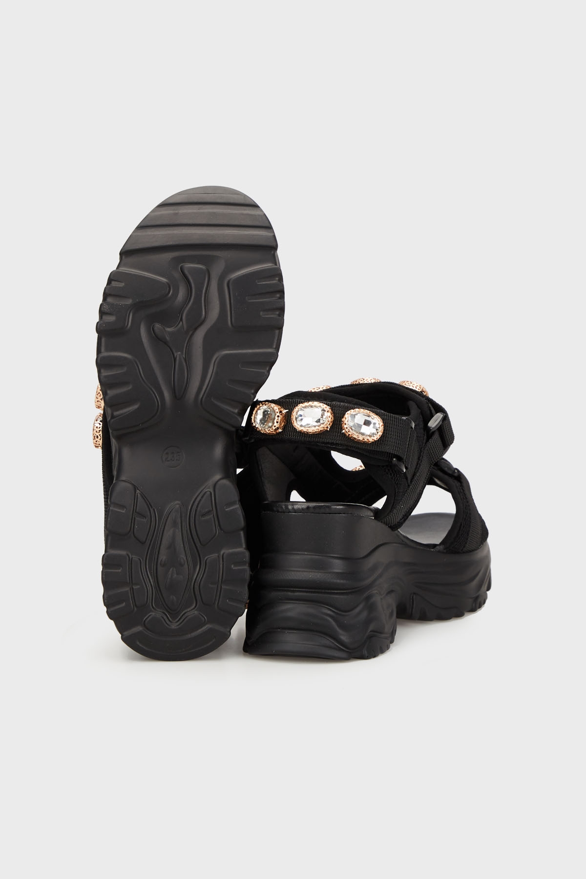 Bayan Sandalet 38924Y363 SİYAH - Görsel 5