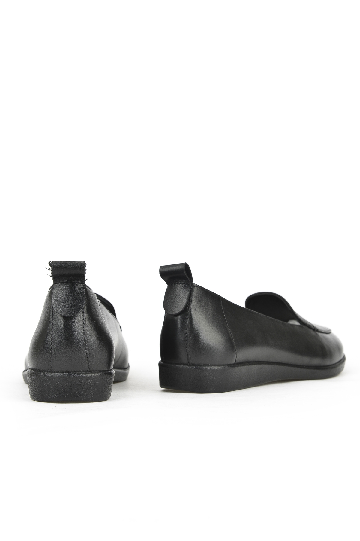 Kadın Hakiki Deri Günlük Ayakkabı 1411022Z2442 Siyah - Görsel 4