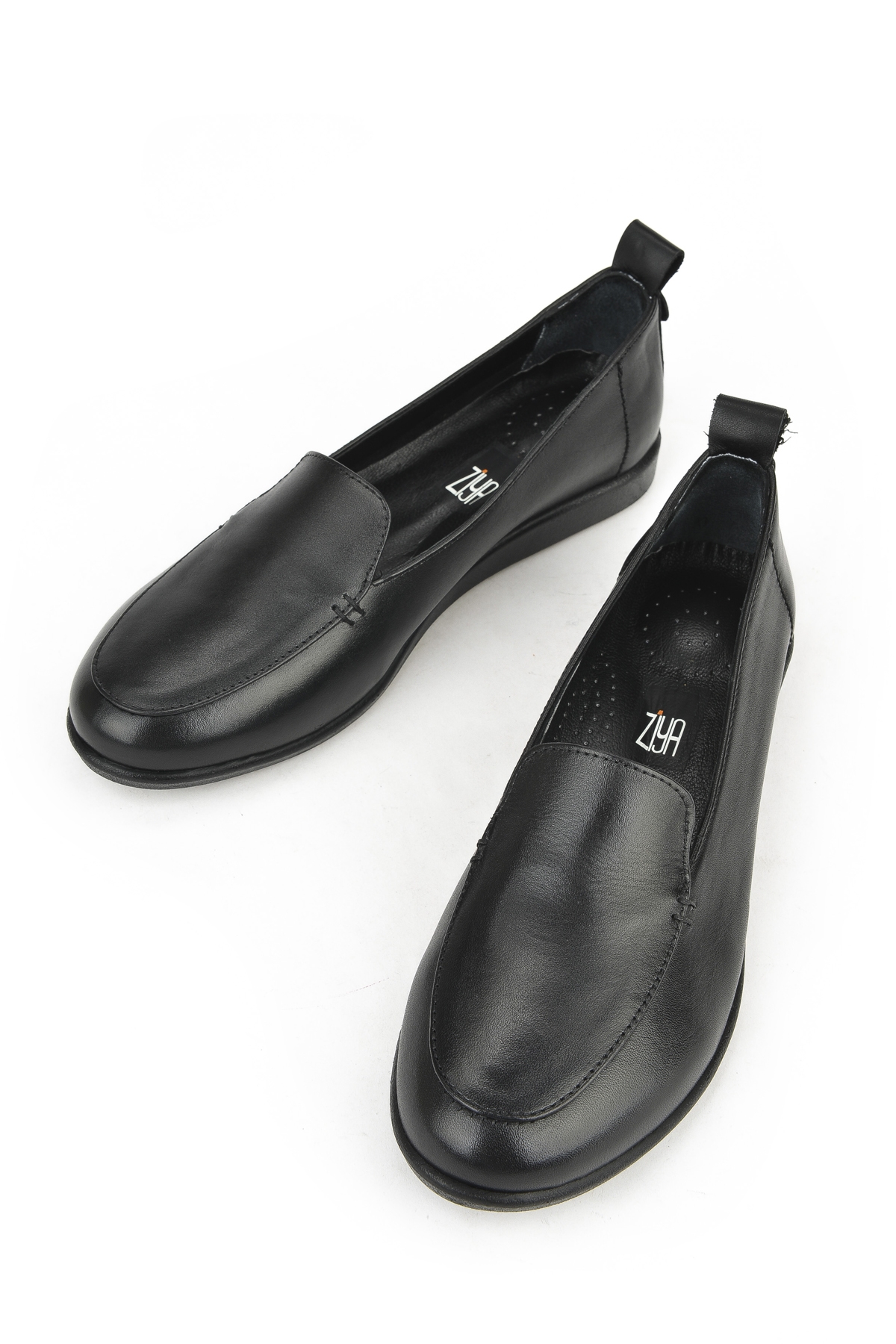 Kadın Hakiki Deri Günlük Ayakkabı 1411022Z2442 Siyah - Görsel 6