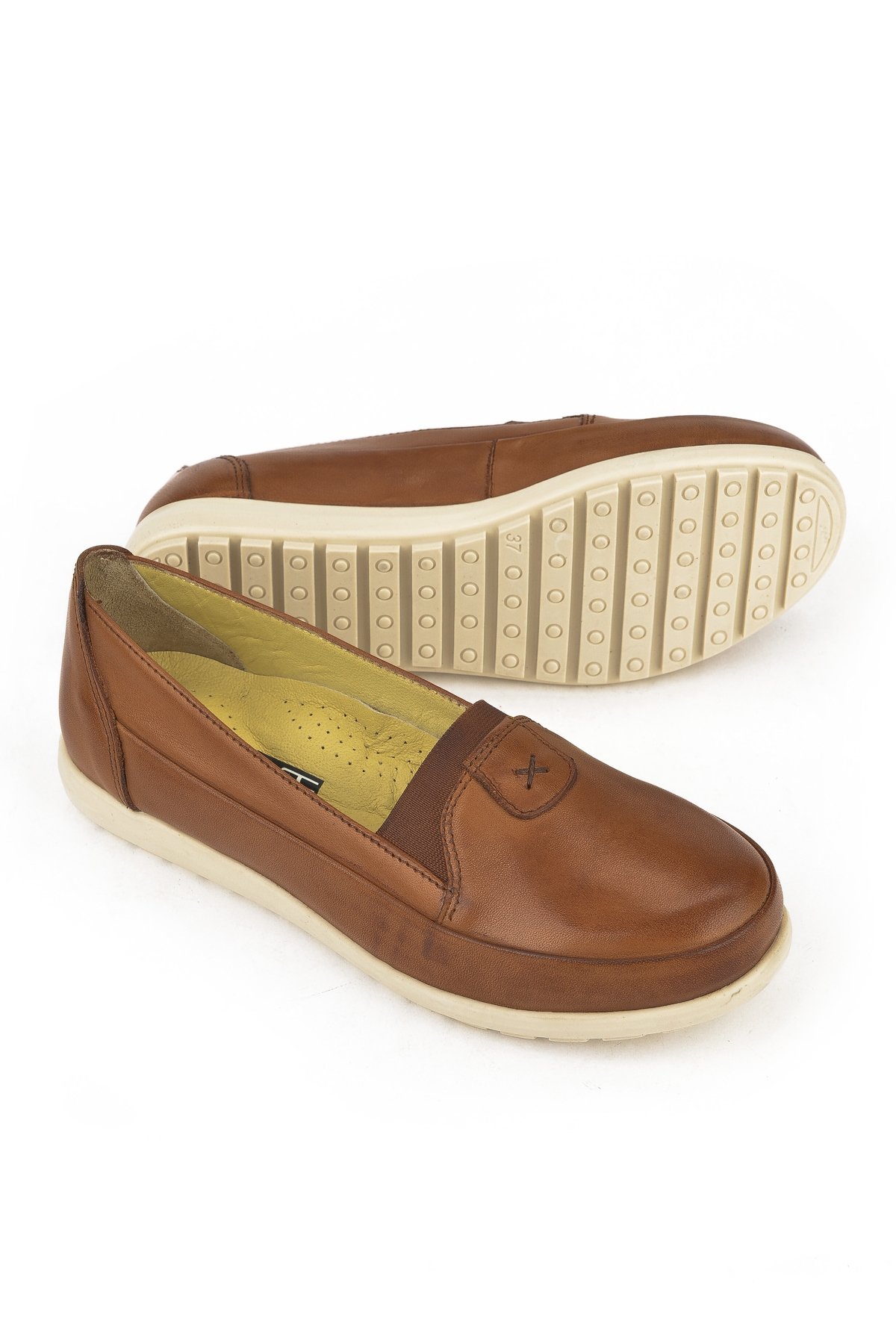 Kadın Hakiki Deri Günlük Ayakkabı 1411022Z7341 Taba - Görsel 5