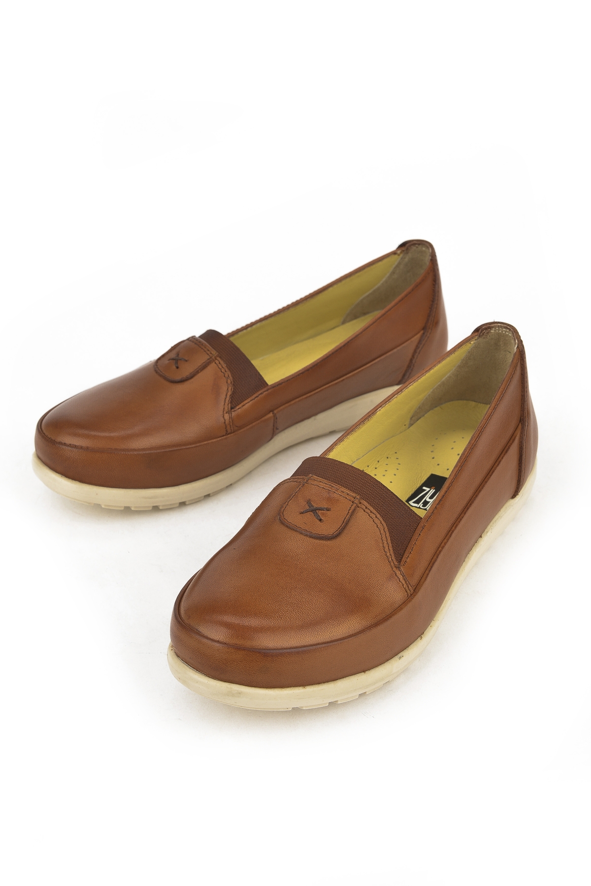 Kadın Hakiki Deri Günlük Ayakkabı 1411022Z7341 Taba - Görsel 6