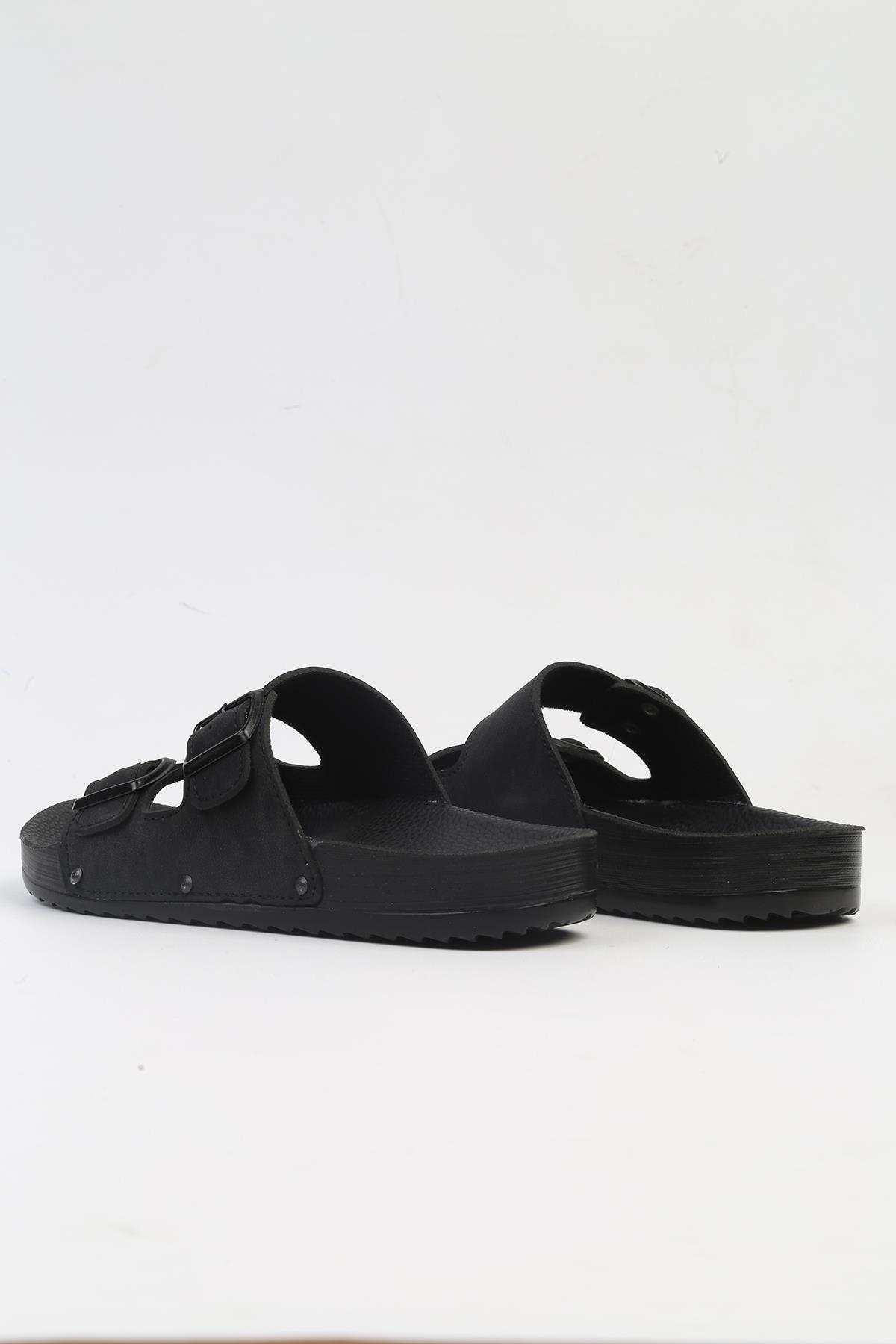 ® | PC-7035-3485 Siyah -Kadın Terlik - Görsel 4