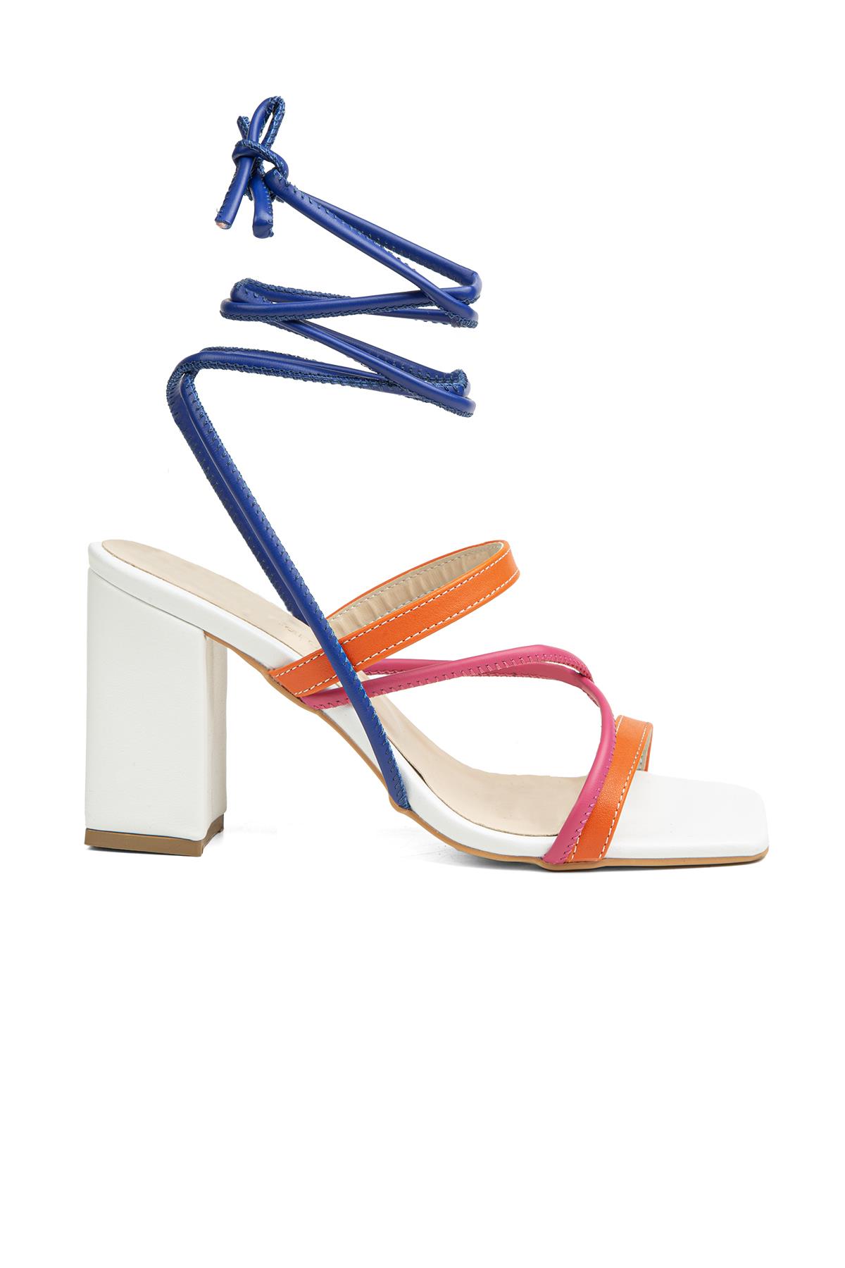 ® | PC-52269-3959 Çok Renkli - Kadın Topuklu Ayakkabı - Görsel 2