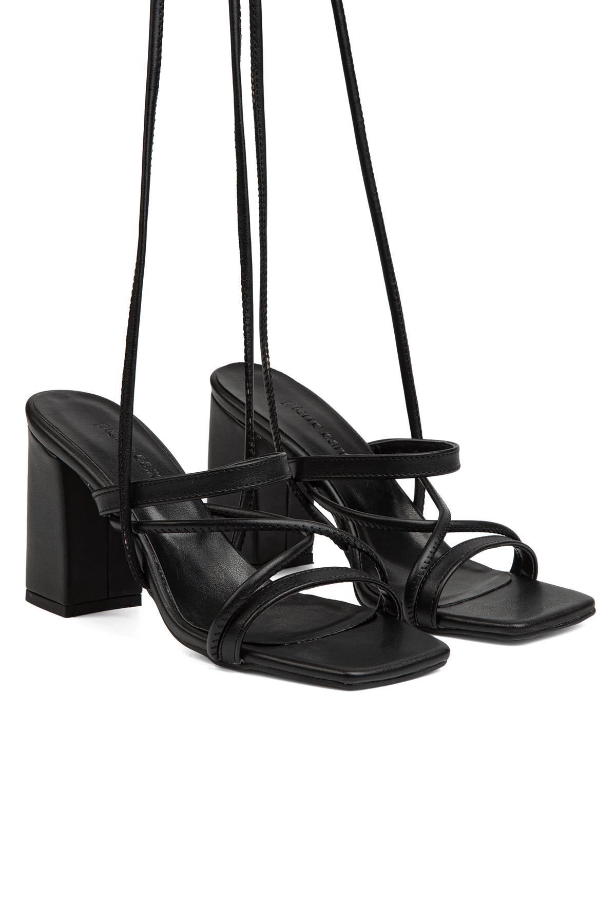 ® | PC-52269-3959 Siyah - Kadın Topuklu Ayakkabı - Görsel 4