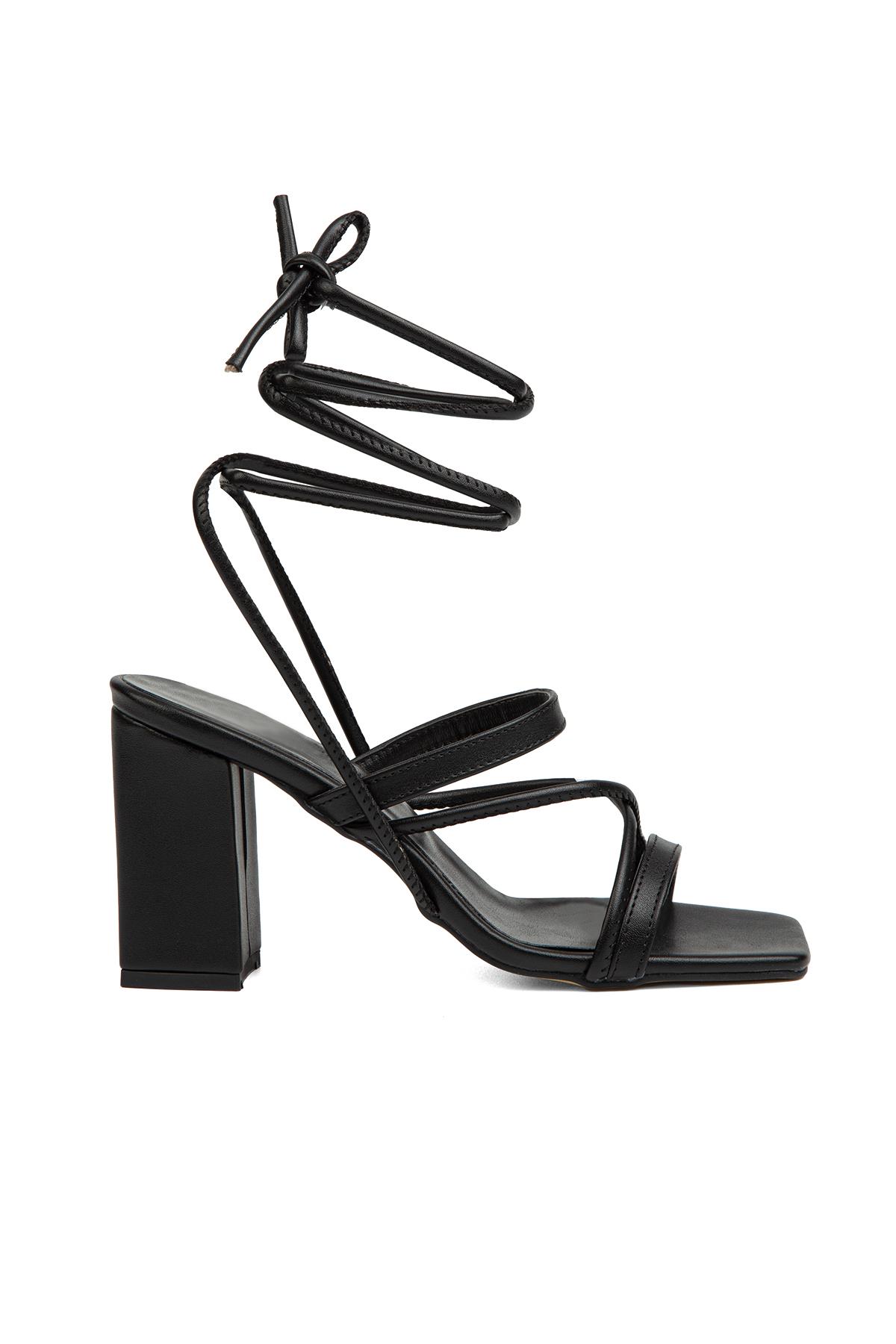 ® | PC-52269-3959 Siyah - Kadın Topuklu Ayakkabı - Görsel 6