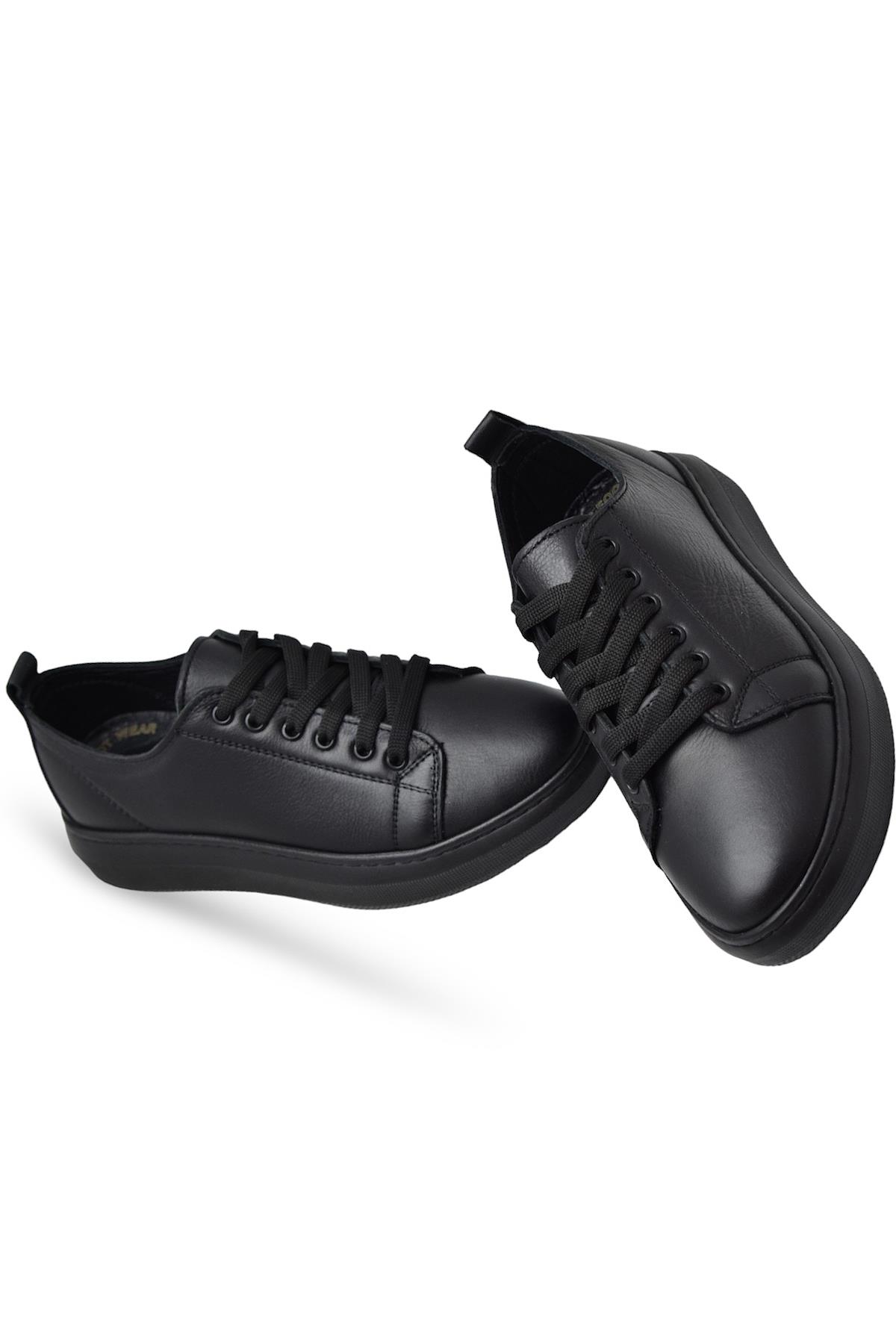 764 Full Ortopedik Taban Hakiki Deri Günlük Kadın Ayakkabı Kadın Sneakers - Görsel 5