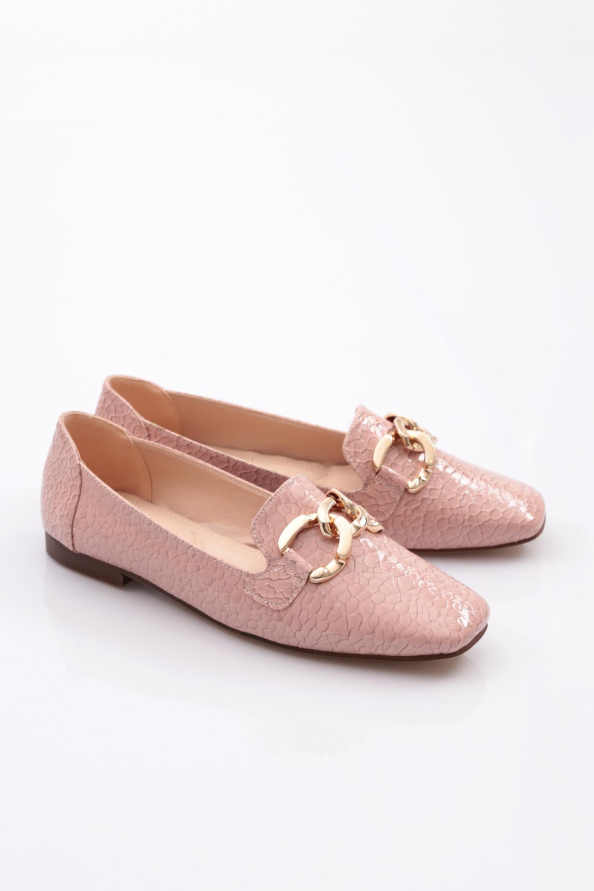 Y015 Kadin Düz Burun Babet - Görsel 3