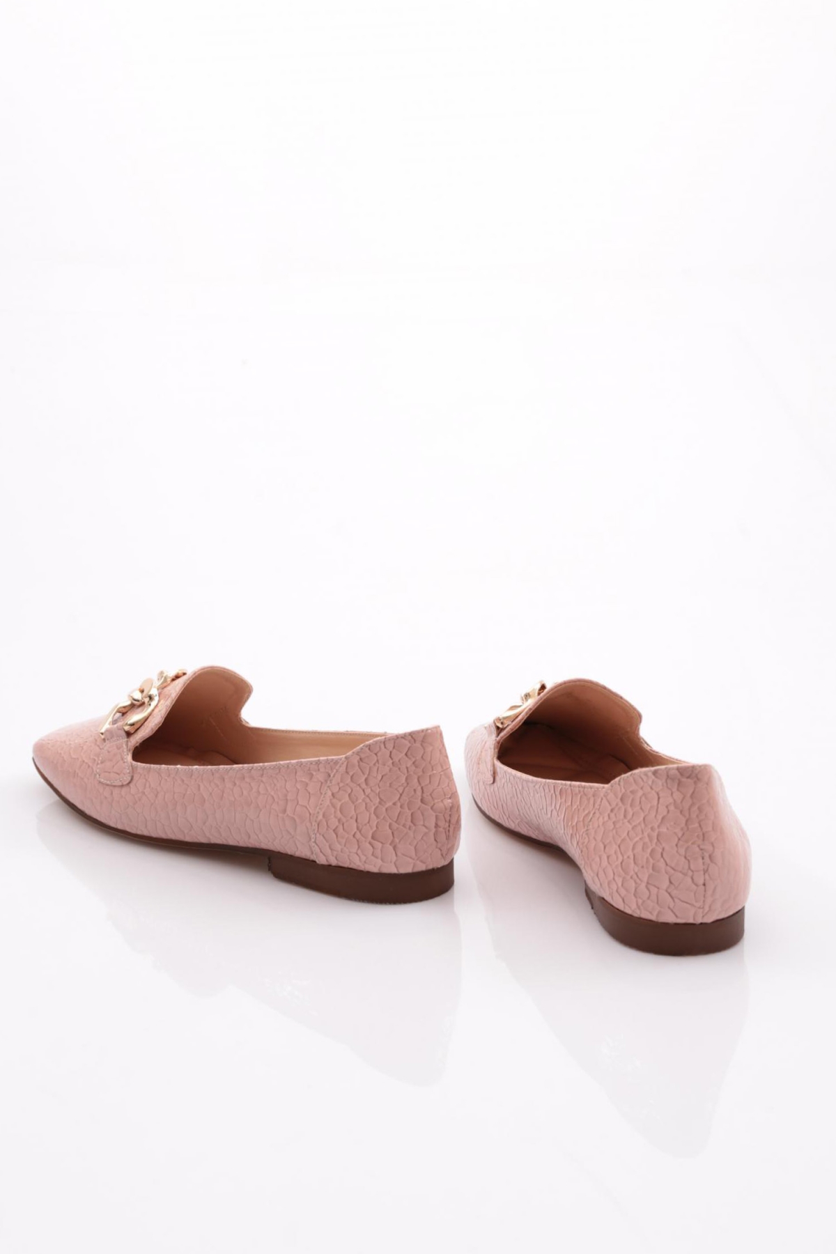 Y015 Kadin Düz Burun Babet - Görsel 4