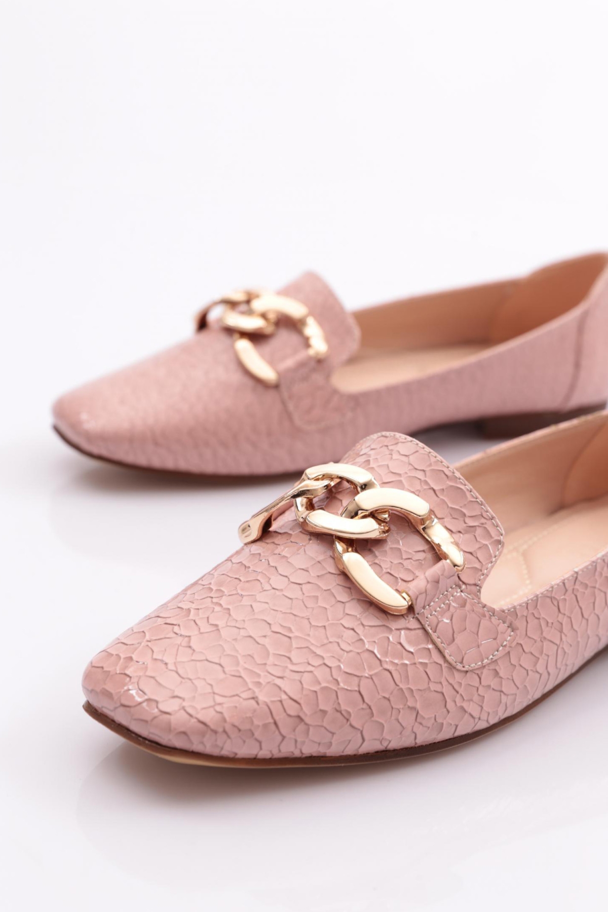 Y015 Kadin Düz Burun Babet - Görsel 5