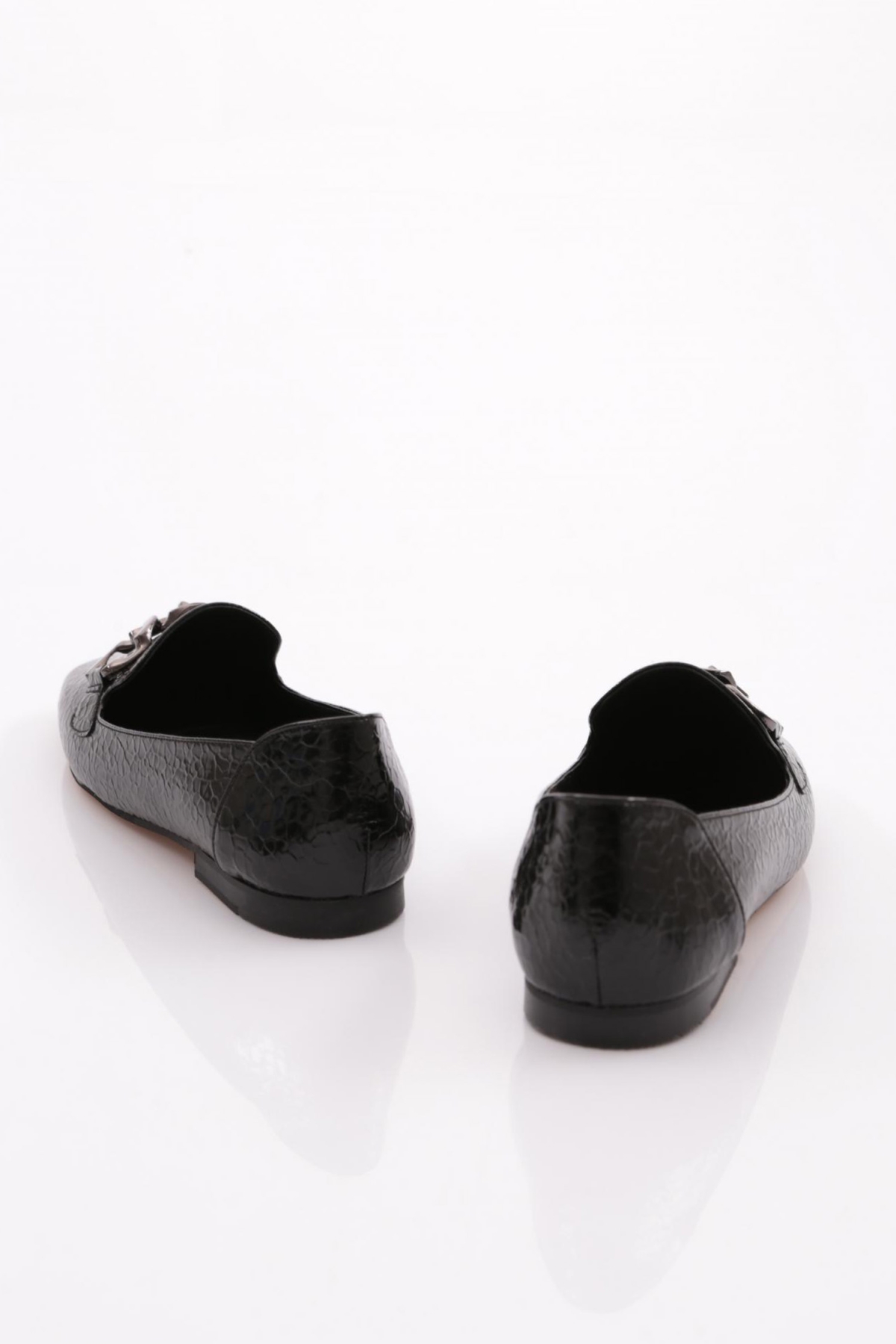 Y015 Kadin Düz Burun Babet - Görsel 4