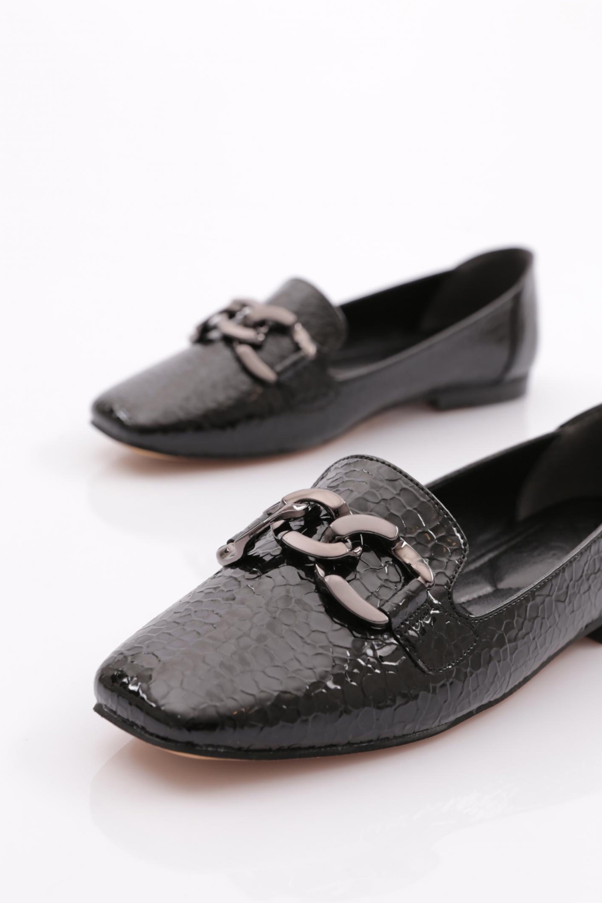 Y015 Kadin Düz Burun Babet - Görsel 5