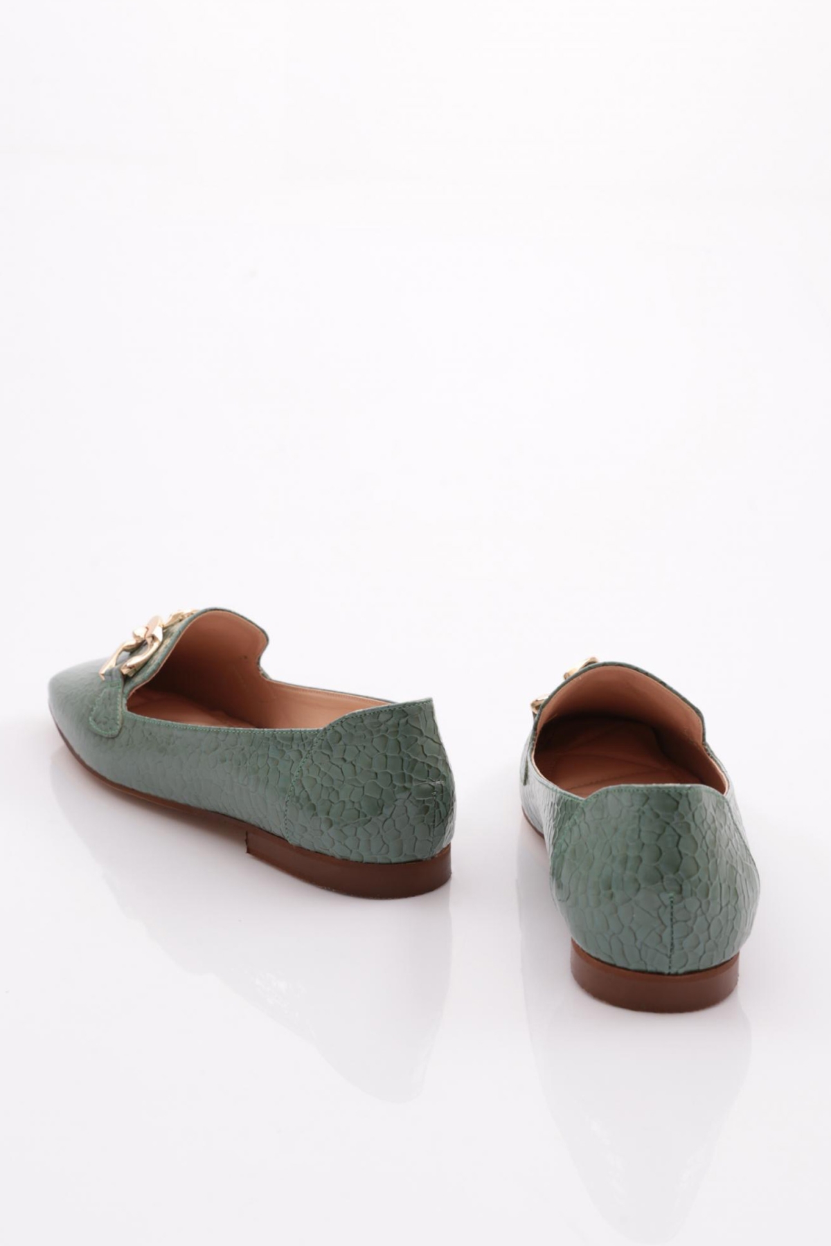 Y015 Kadin Düz Burun Babet - Görsel 4