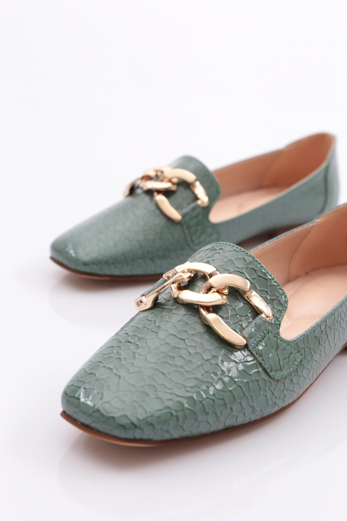 Y015 Kadin Düz Burun Babet - Görsel 5