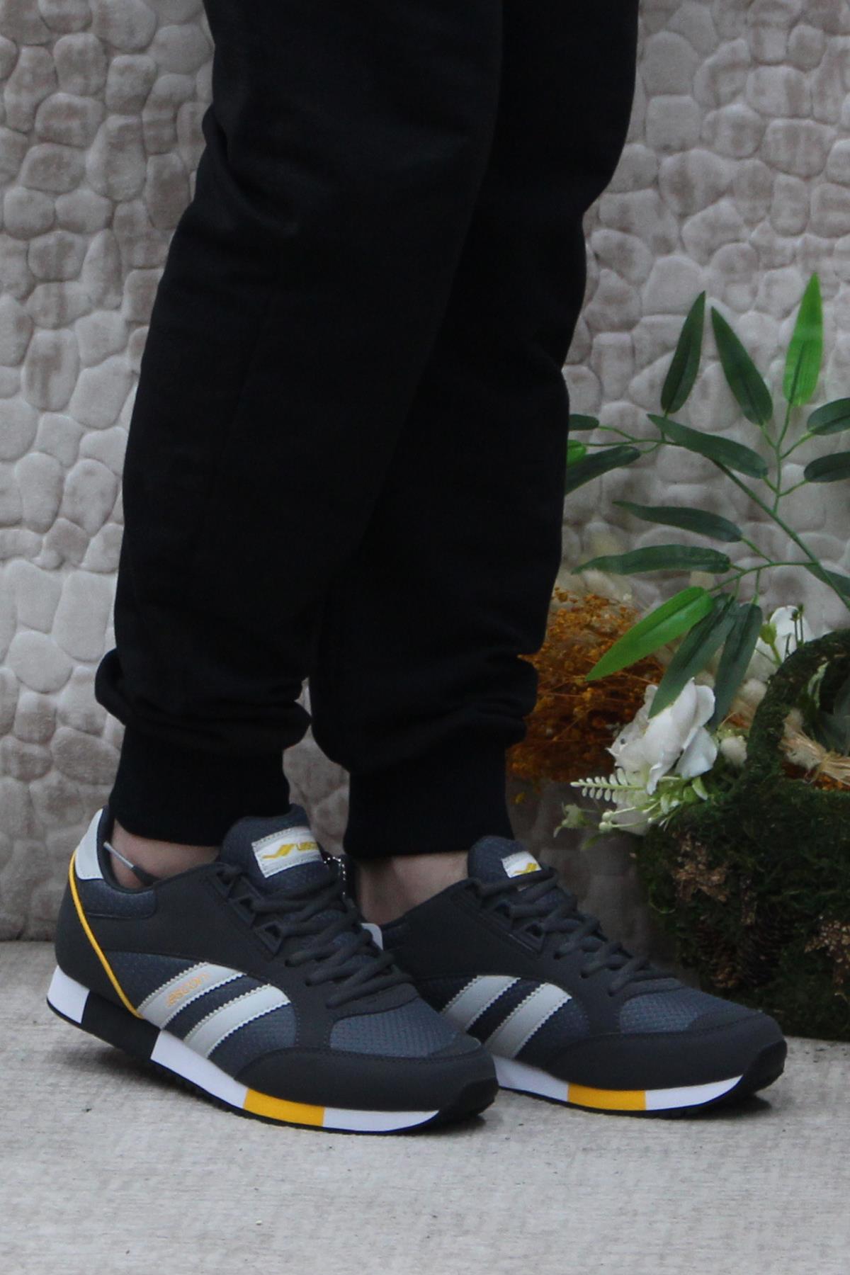 Boston 5 Füme Orijinal Ürün Sneakers Erkek Spor Ayakkabı - Görsel 3