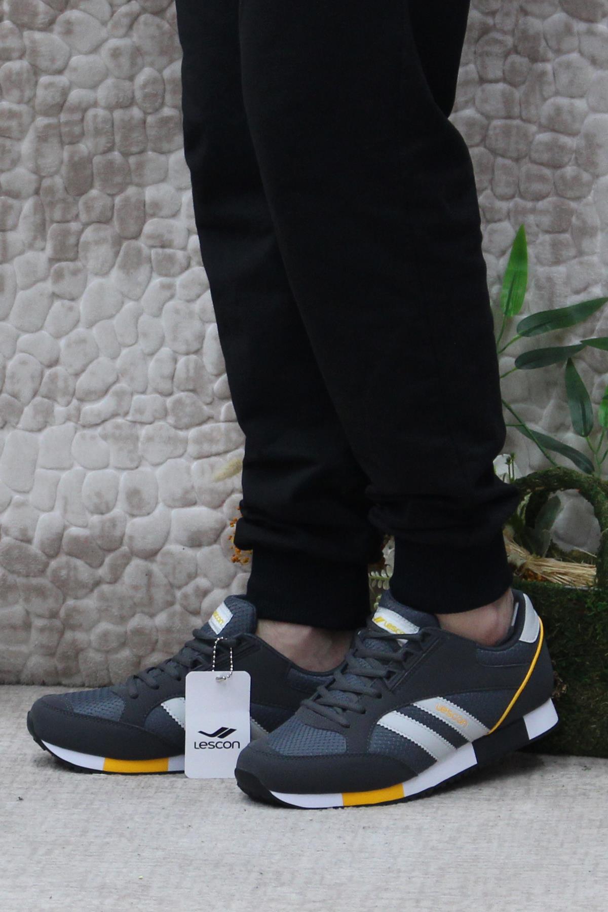 Boston 5 Füme Orijinal Ürün Sneakers Erkek Spor Ayakkabı - Görsel 4