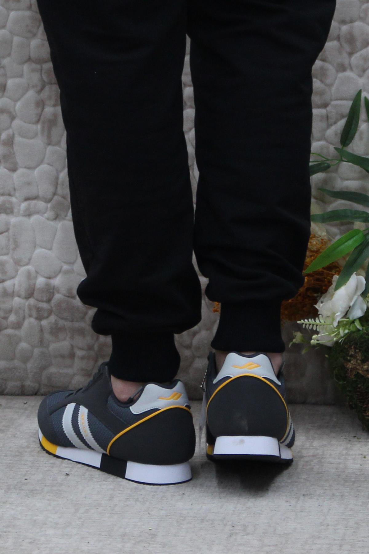 Boston 5 Füme Orijinal Ürün Sneakers Erkek Spor Ayakkabı - Görsel 5