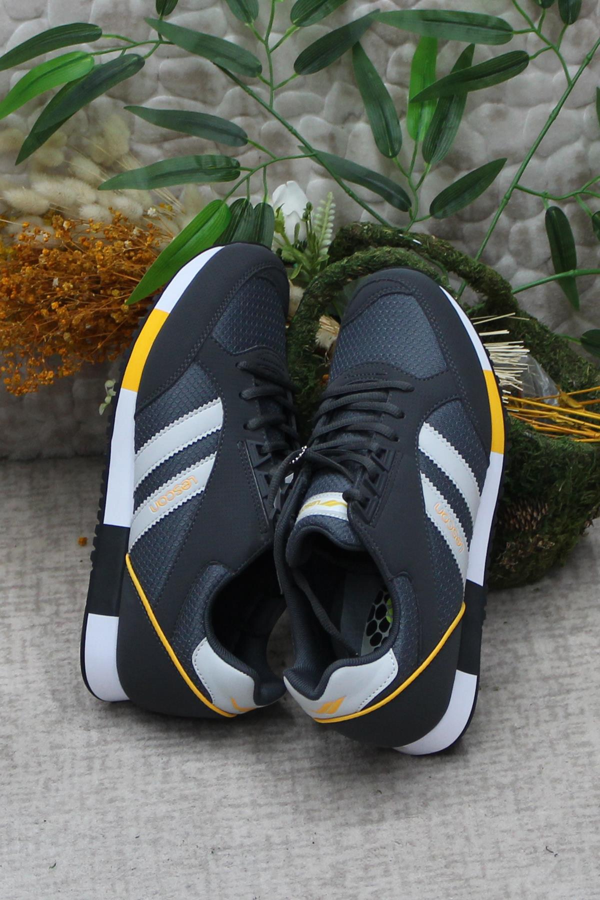 Boston 5 Füme Orijinal Ürün Sneakers Erkek Spor Ayakkabı - Görsel 7