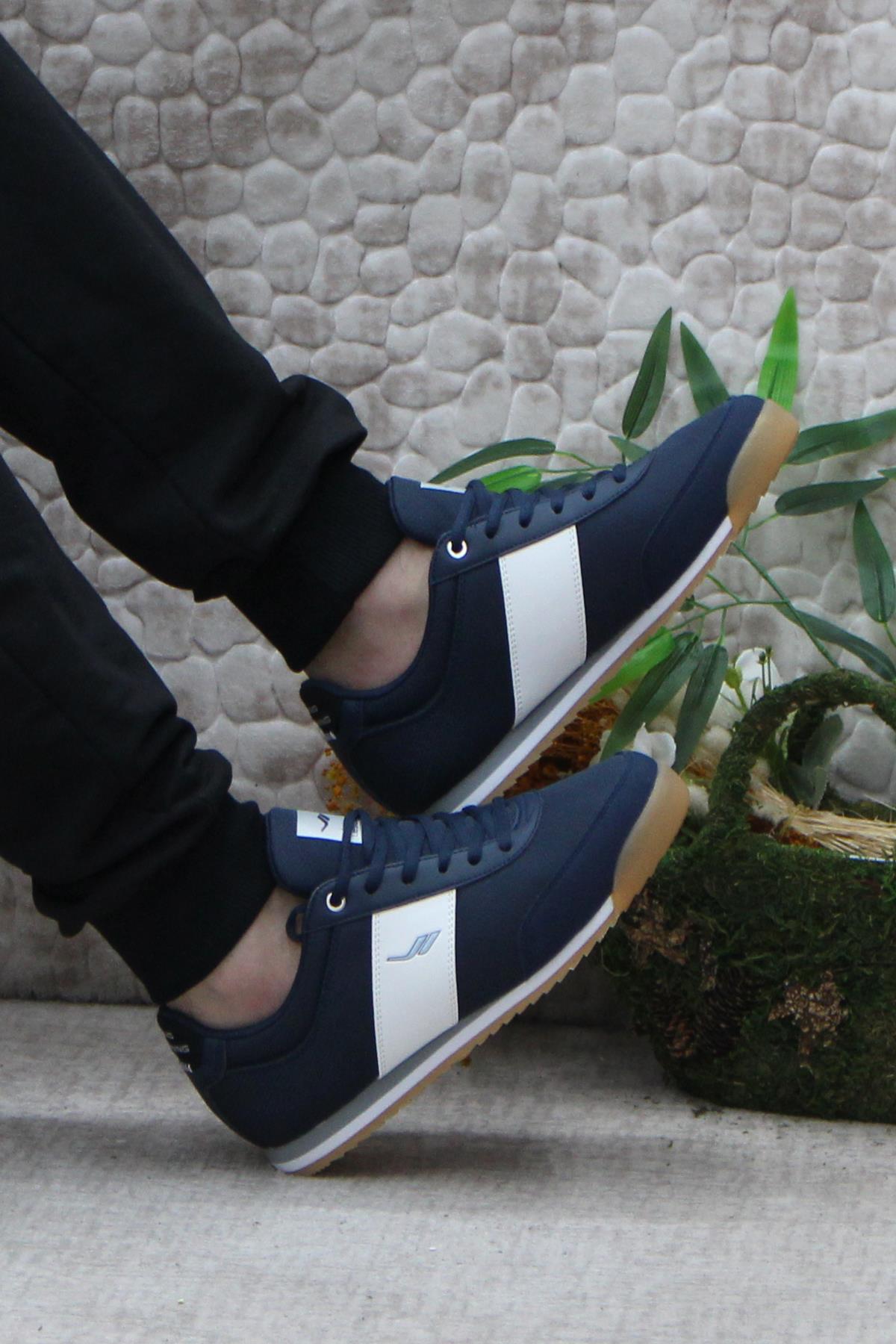 Flınt 2 Lacivert Rahat Orijinal Ürün Sneakers Erkek Spor Ayakkabı - Görsel 6