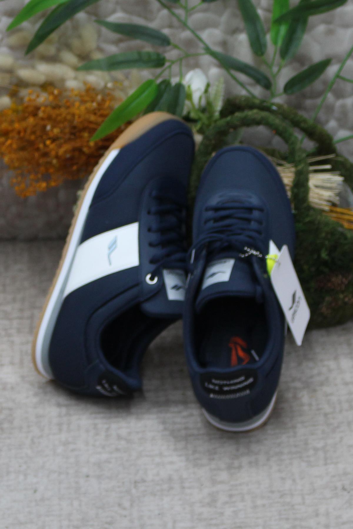 Flınt 2 Lacivert Rahat Orijinal Ürün Sneakers Erkek Spor Ayakkabı - Görsel 7