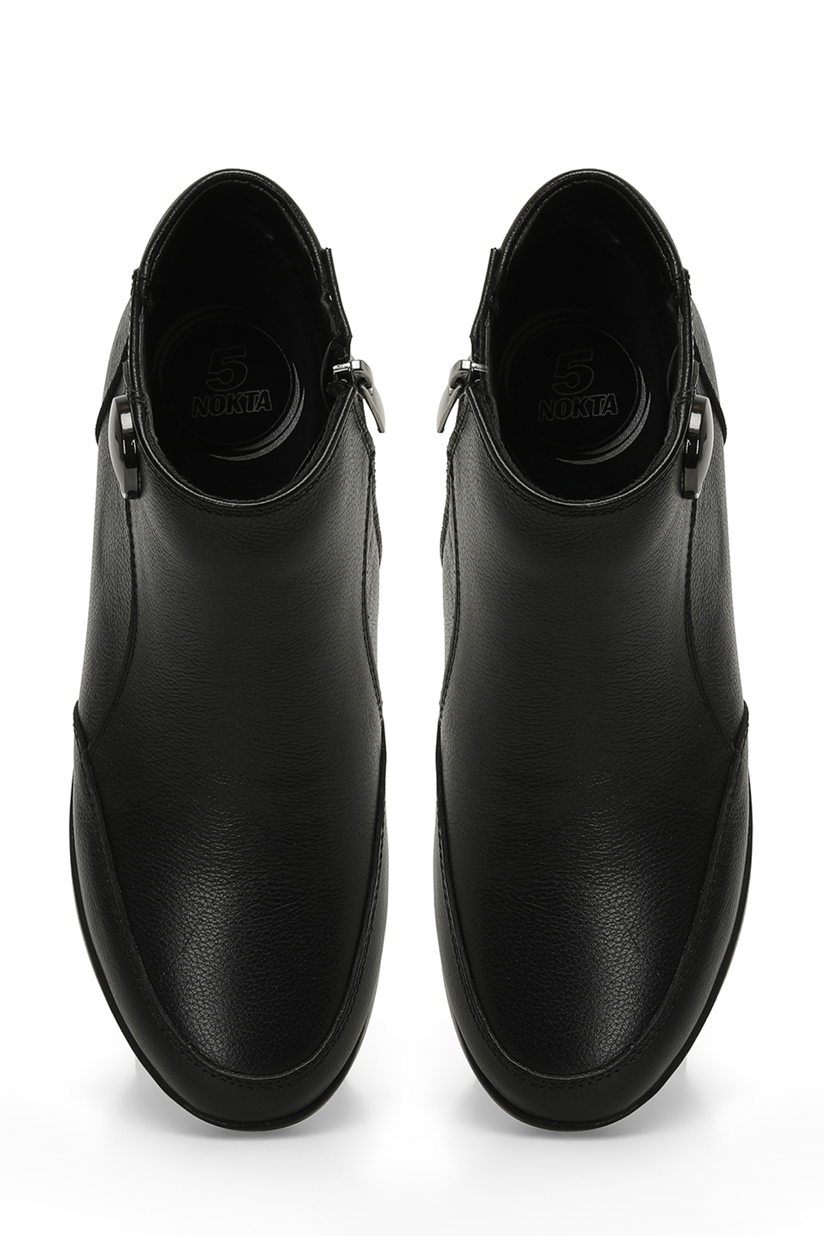 Polaris 5 Nokta 104588.Z4PR Siyah Kadın Düz Bot - Görsel 5