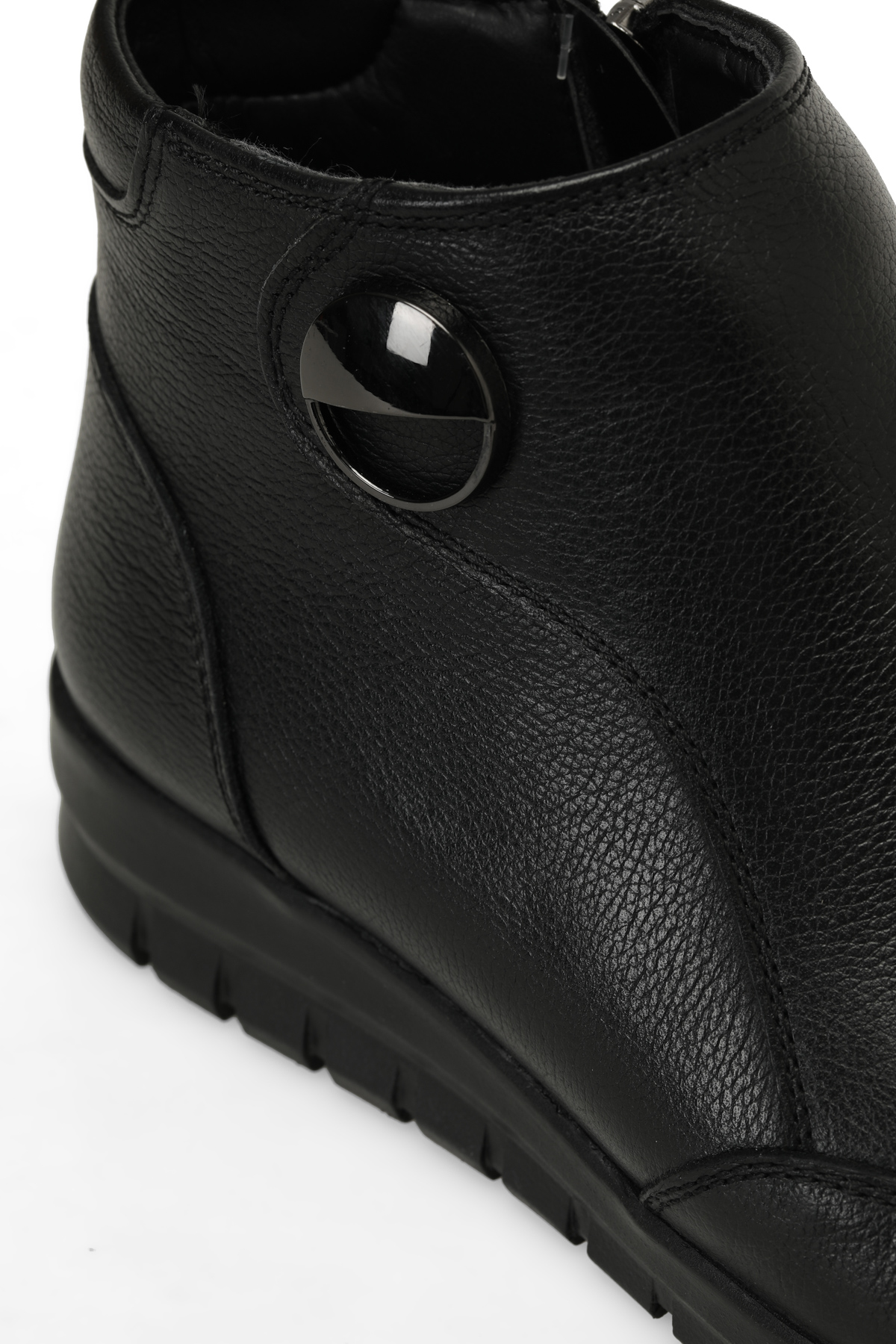 Polaris 5 Nokta 104588.Z4PR Siyah Kadın Düz Bot - Görsel 8