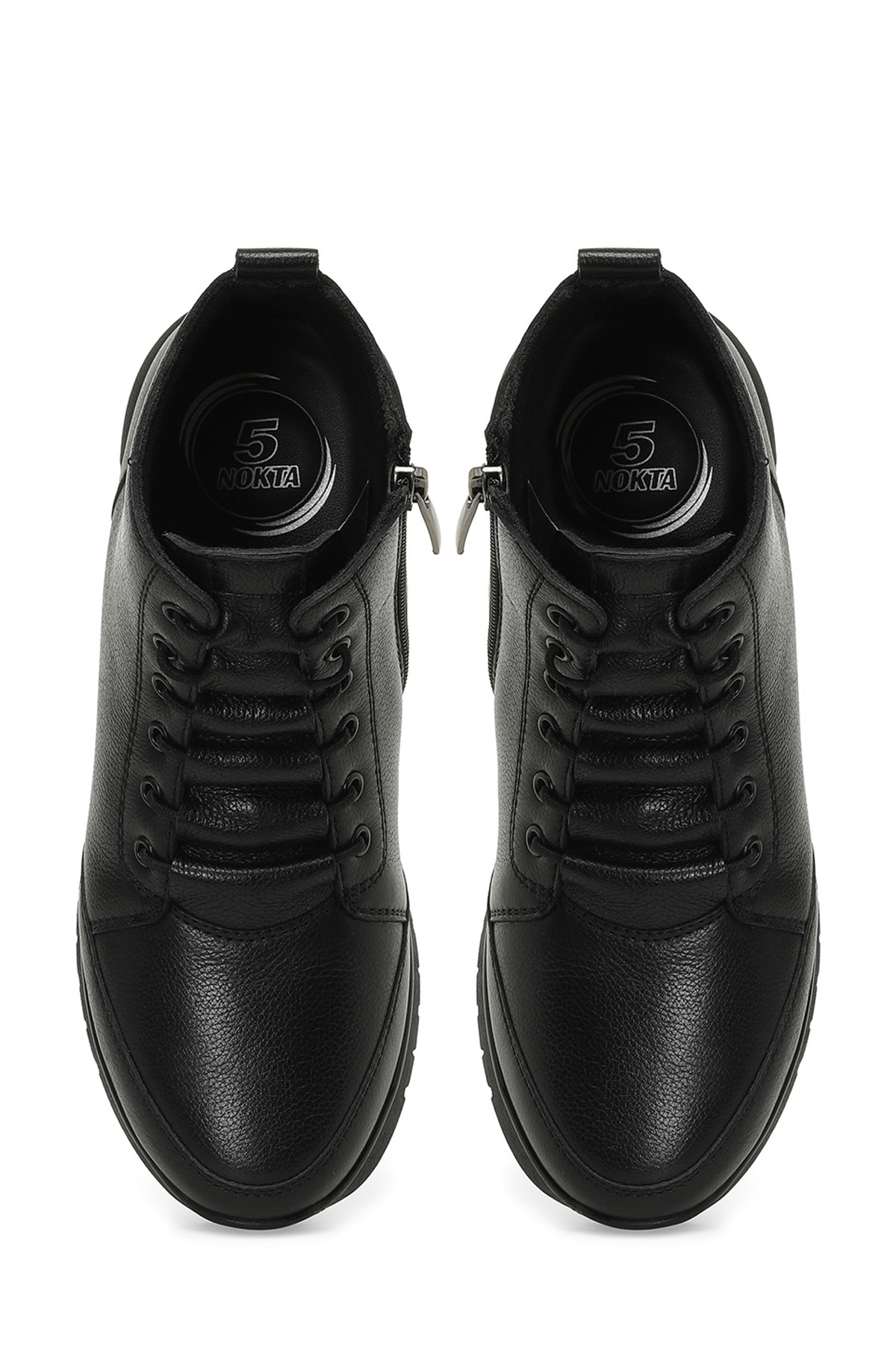 105304.Z4PR Siyah Kadın Düz Bot - Görsel 5