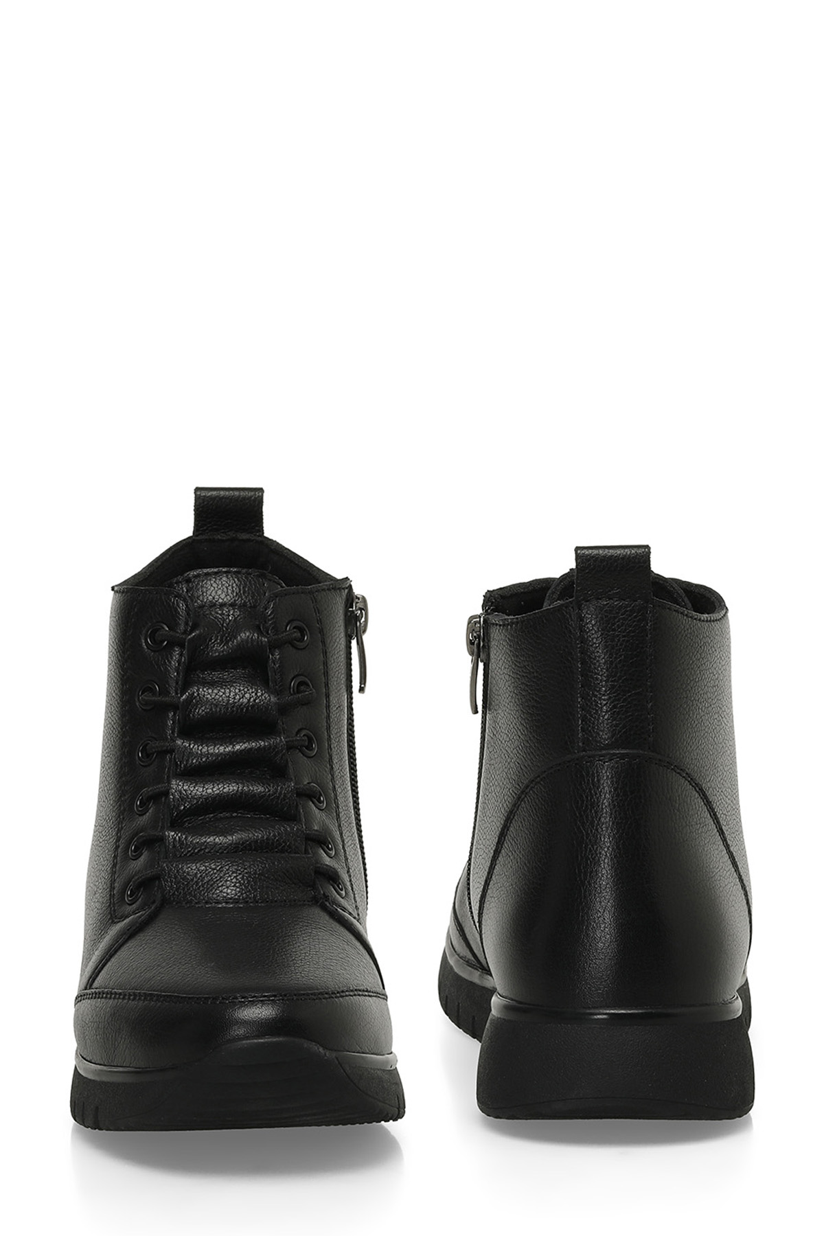 105304.Z4PR Siyah Kadın Düz Bot - Görsel 6