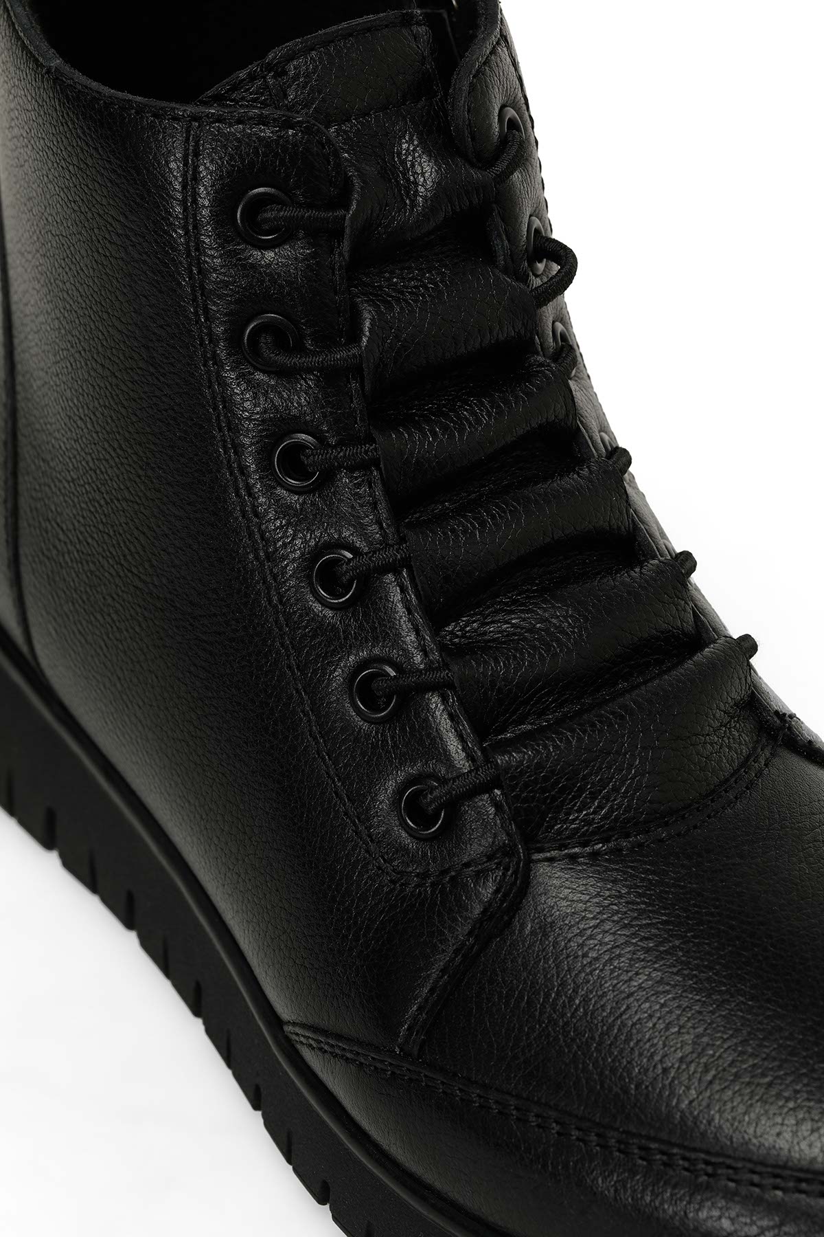 105304.Z4PR Siyah Kadın Düz Bot - Görsel 8