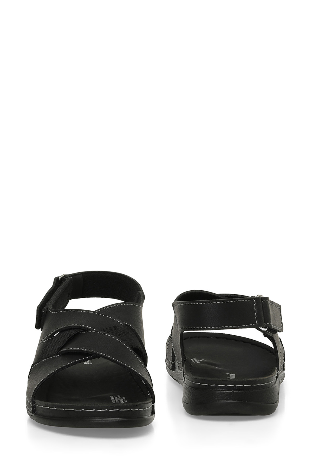 Polaris 406106.M4FX Siyah Erkek Sandalet - Görsel 6