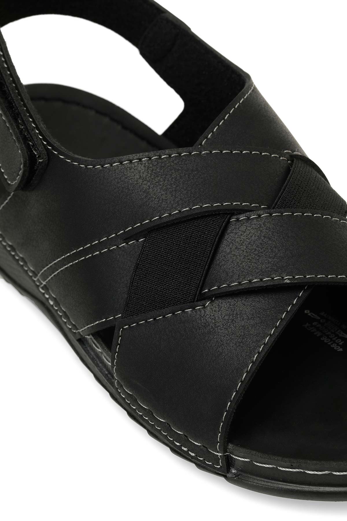 Polaris 406106.M4FX Siyah Erkek Sandalet - Görsel 8