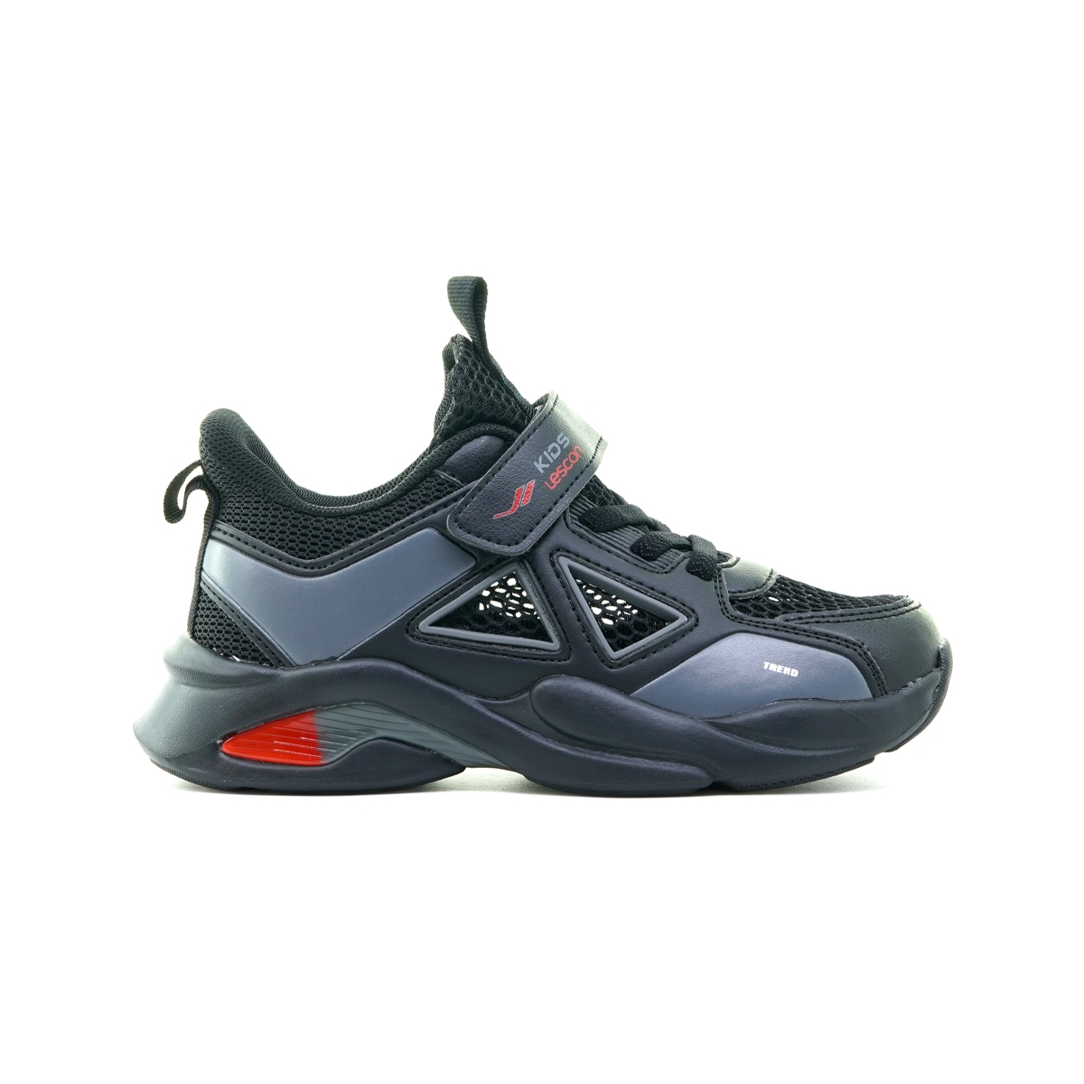 LESCONPUZZLE ERKEK ÇOCUK SNEAKER GÜNLÜK SPOR AYAKKABI (28-35)  24Y PUZZLE FE SİYAH