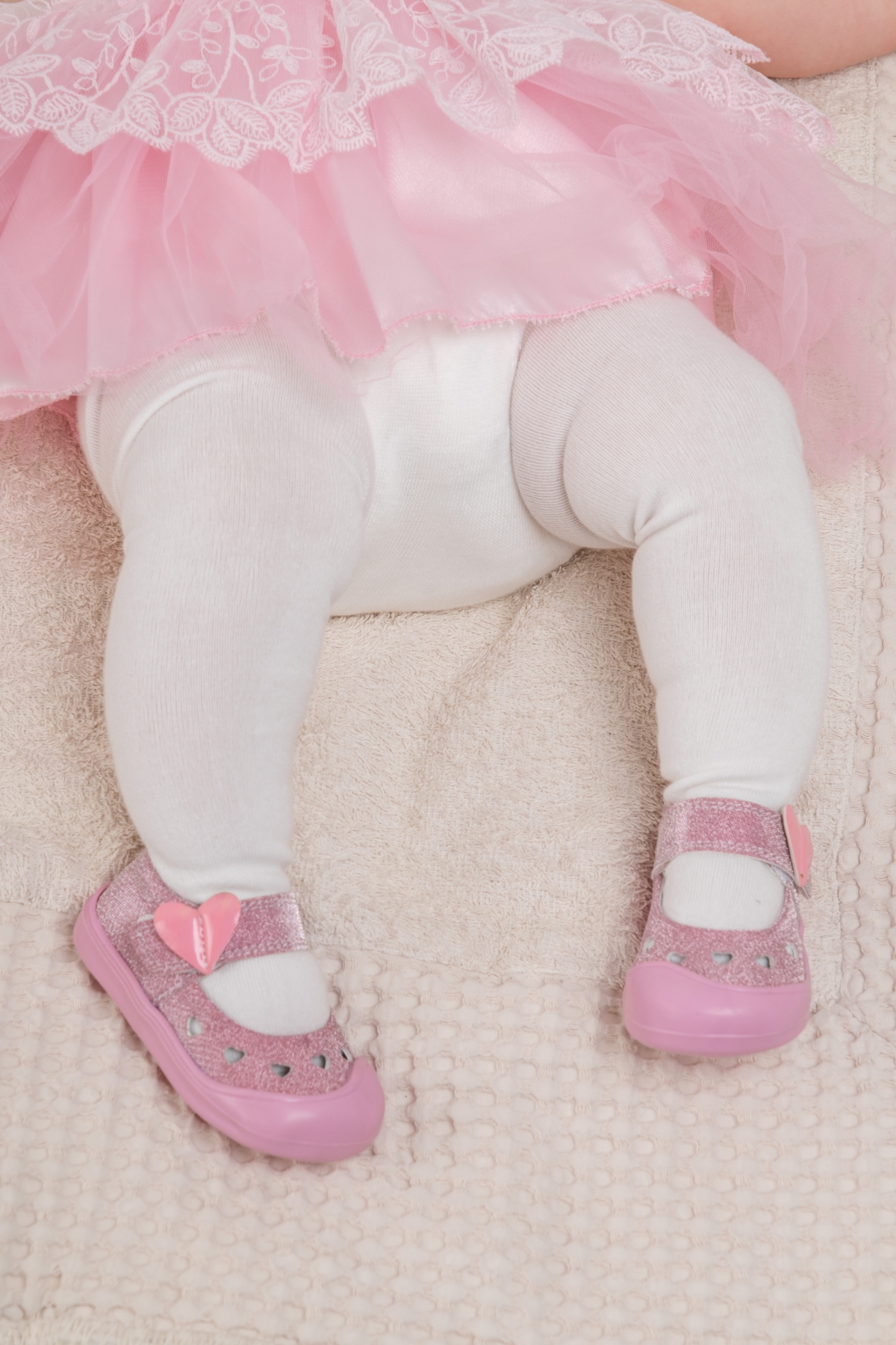 Arz 4867 Pembe Kız Çocuk Bebe Sandalet Ayakkabı - Görsel 5