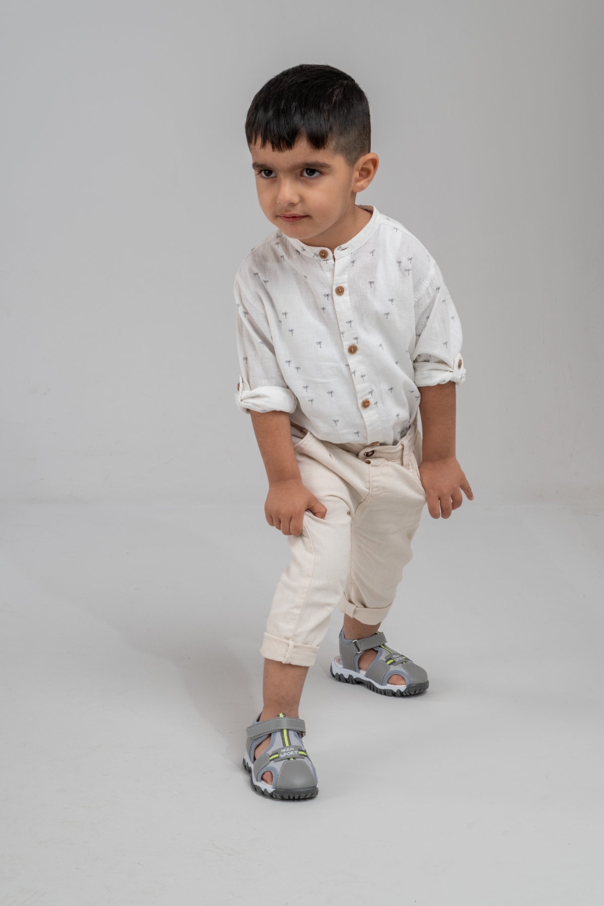 Arz 4860 A.Gri Erkek Çocuk Sandalet Ayakkabı - Görsel 3