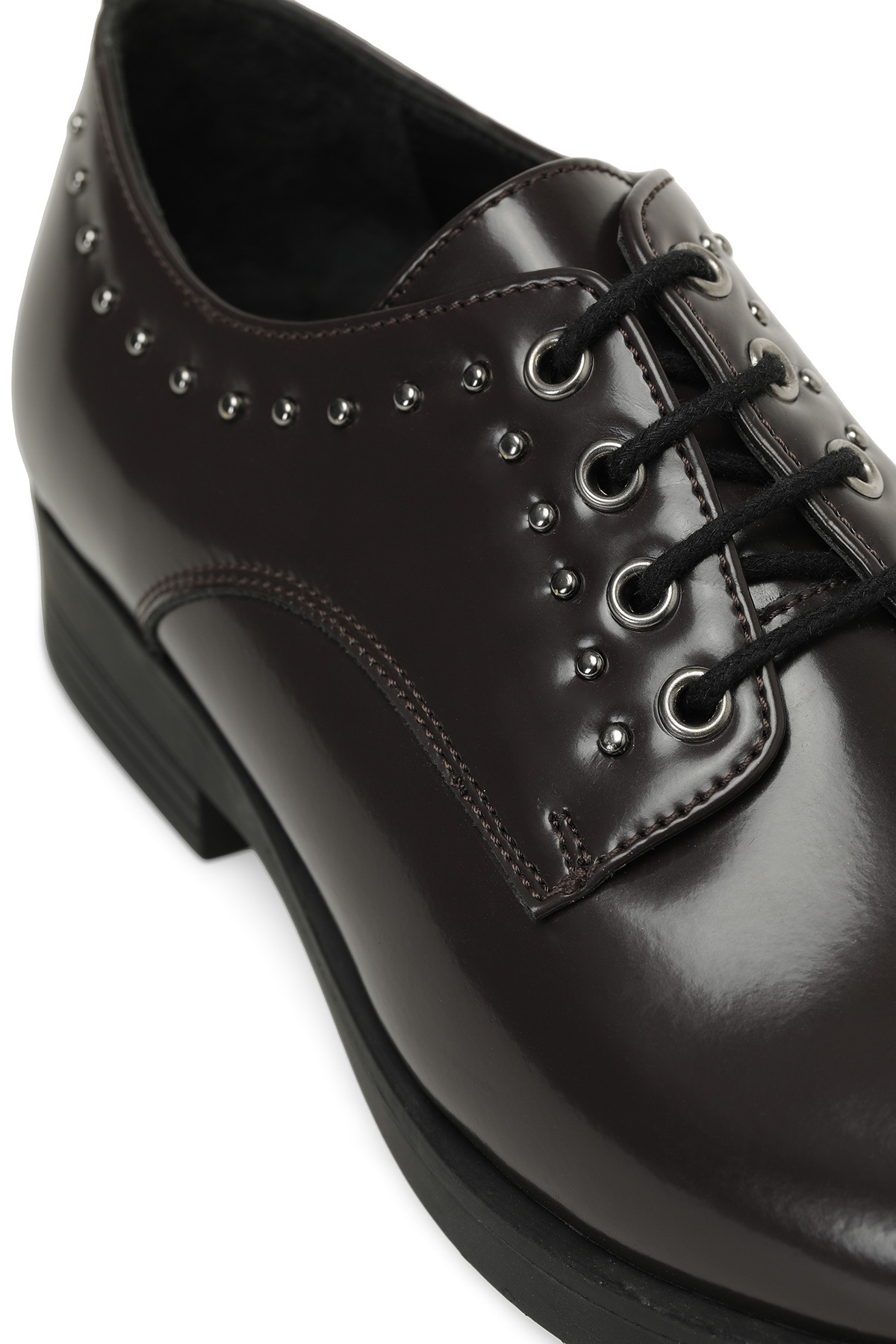 Polaris 324037.Z 4PR Bordo Kadın Oxford Ayakkabı - Görsel 8