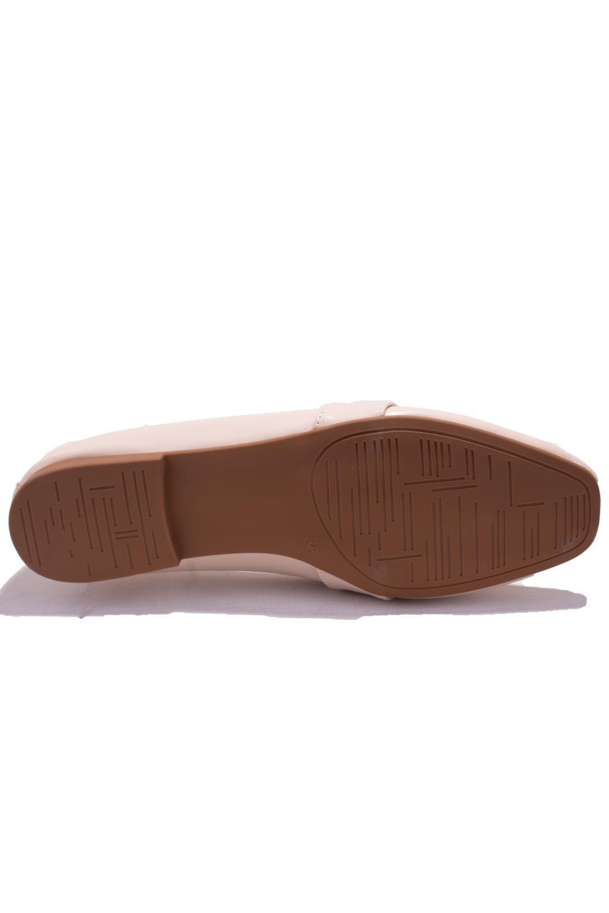 DZA07-8692050 Bej Günlük Babet Kadın Ayakkabı - Görsel 5