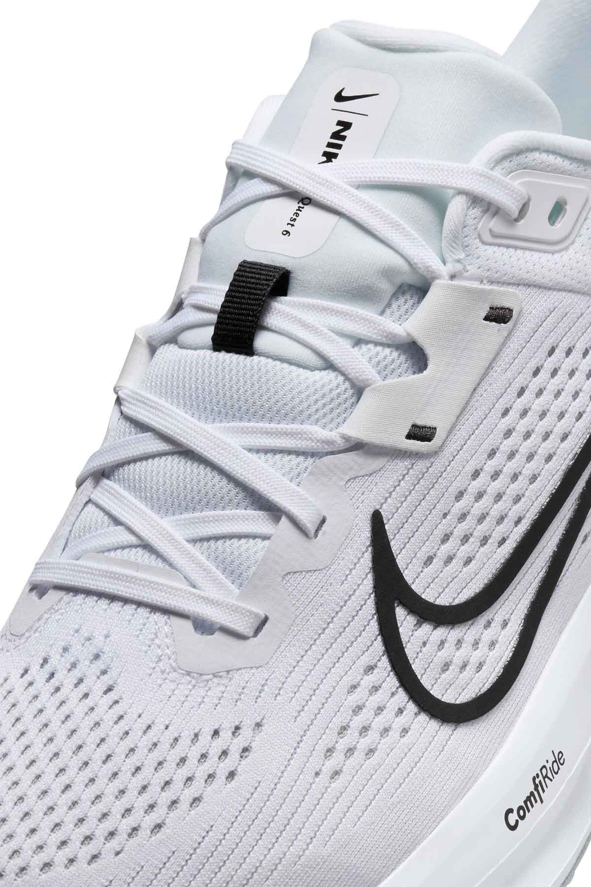 Nike QUEST 6 Beyaz Erkek Koşu Ayakkabısı - Görsel 6