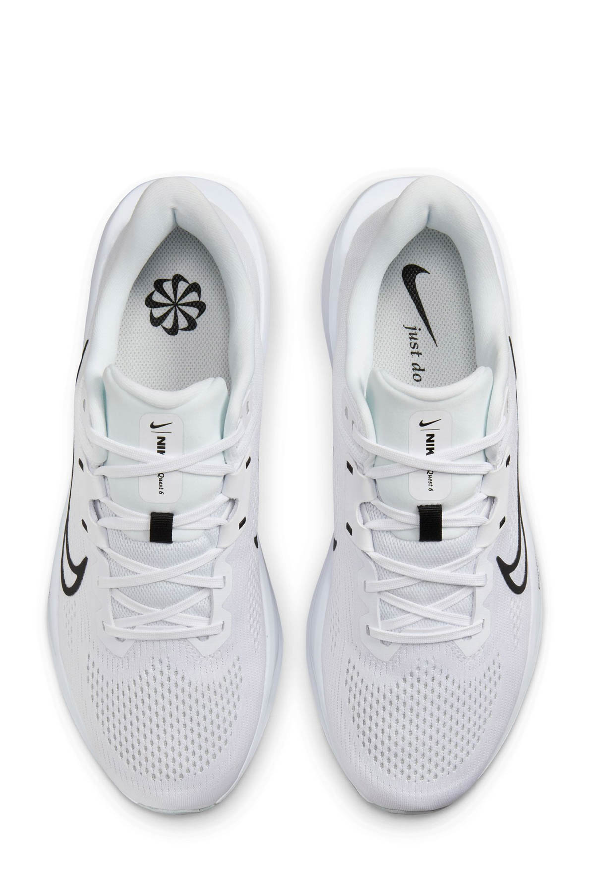 Nike QUEST 6 Beyaz Erkek Koşu Ayakkabısı - Görsel 8