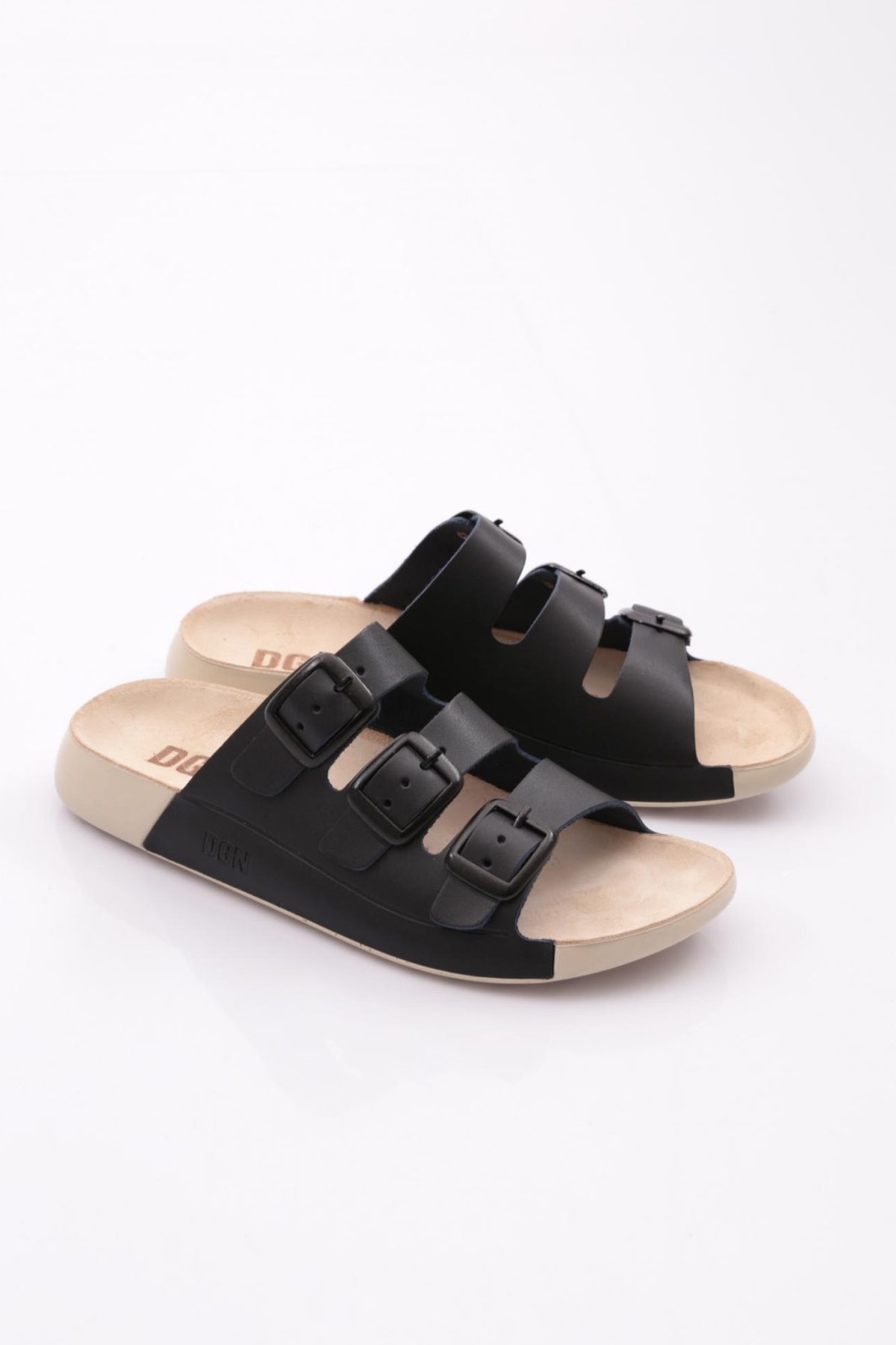 P29 Kadin Tokali Üç Bantli Terlik - Görsel 3