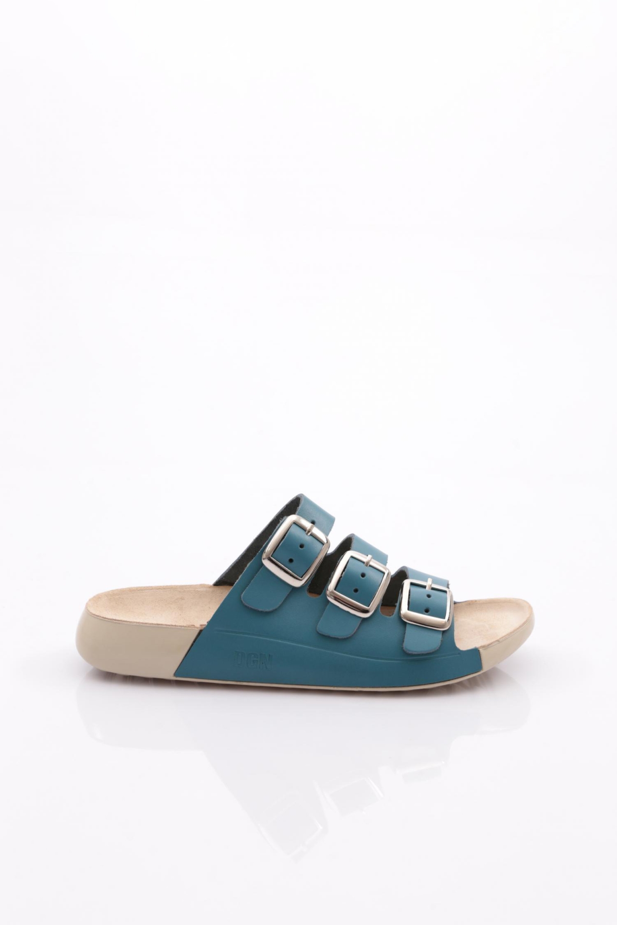 P29 Kadin Tokali Üç Bantli Terlik - Görsel 2