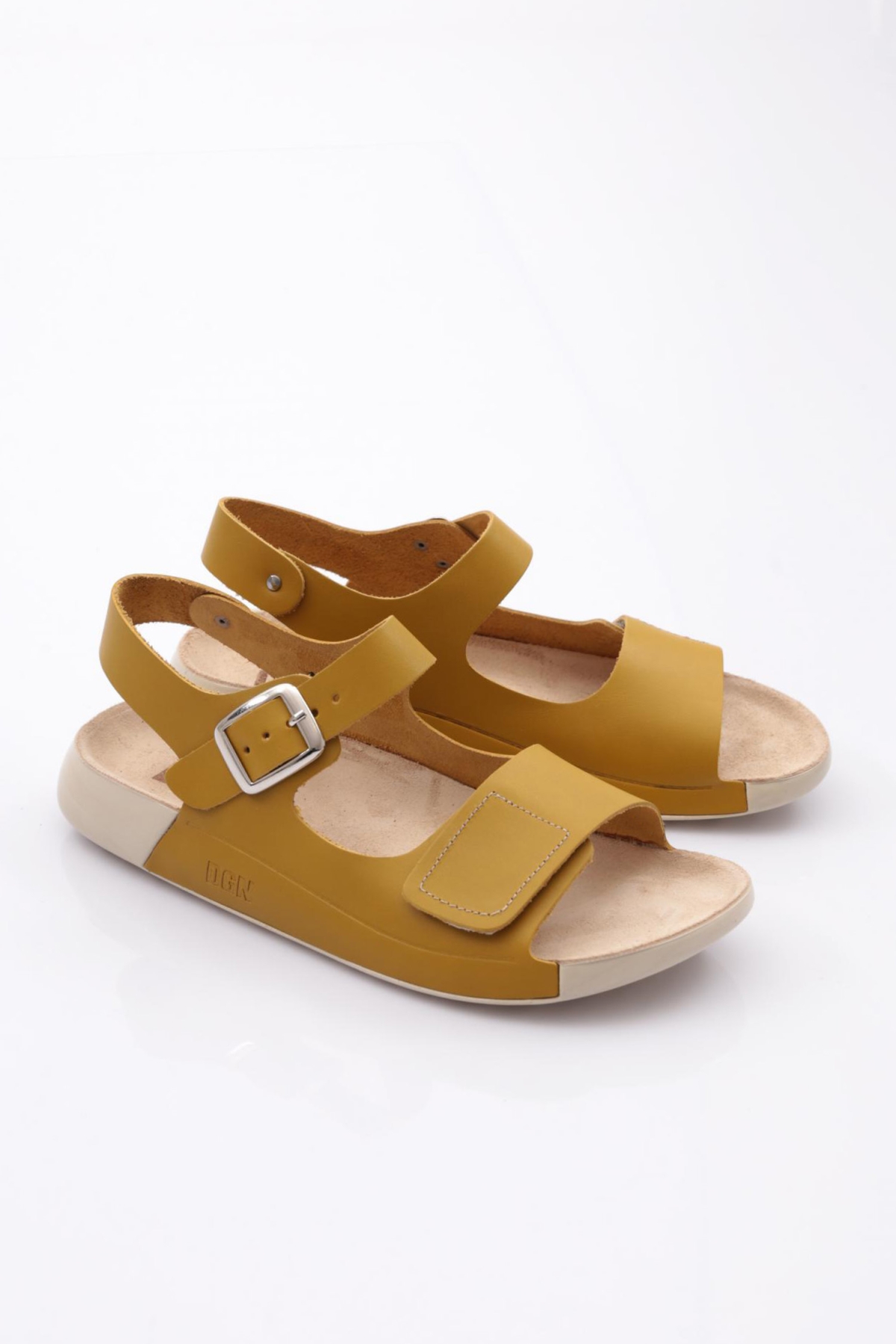 P28 Kadin Çift Bantli Sandalet - Görsel 3