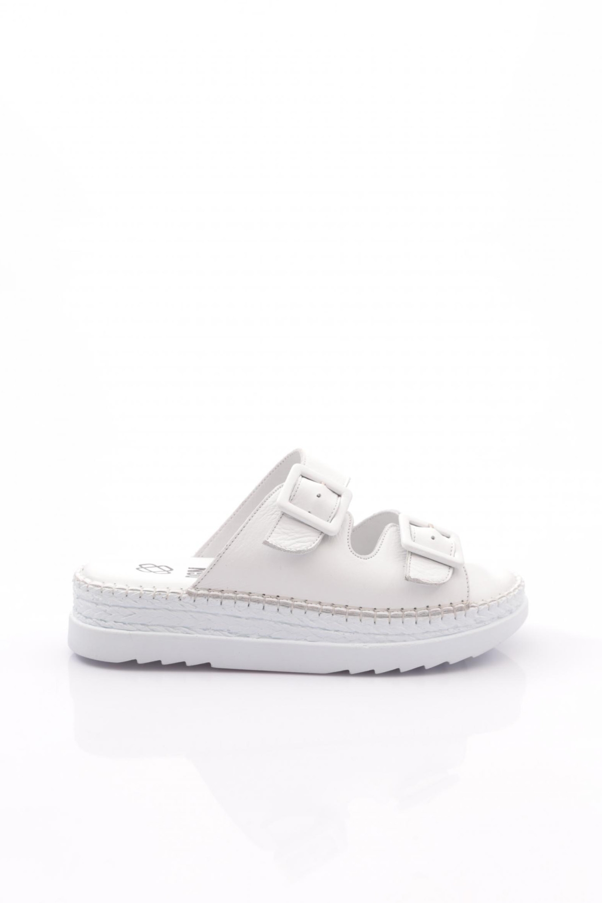 2039 Kadin Üstü Kemer Detayli Ayarlanabilir Terlik - Görsel 2