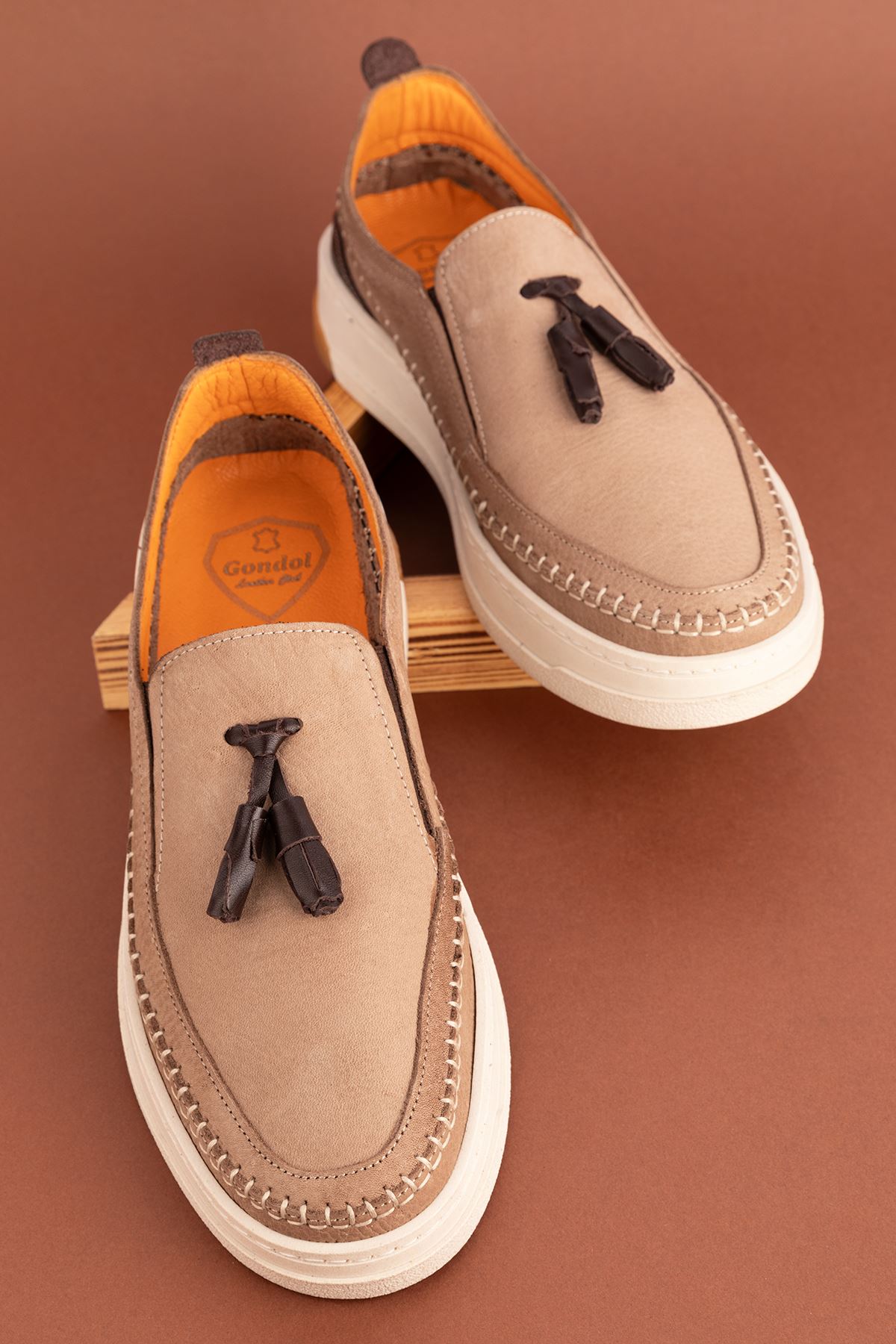 Gondol Içi Dışı Hakiki Deri Hafif Günlük Rahat Ayakkabı src.322 - Görsel 2