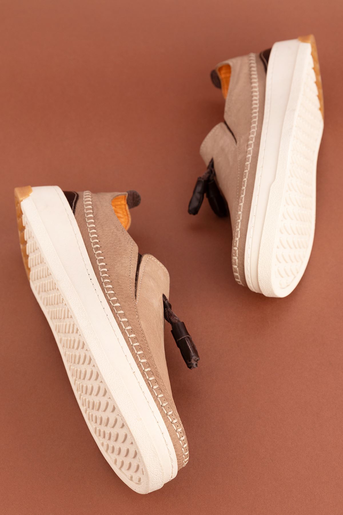 Gondol Içi Dışı Hakiki Deri Hafif Günlük Rahat Ayakkabı src.322 - Görsel 4