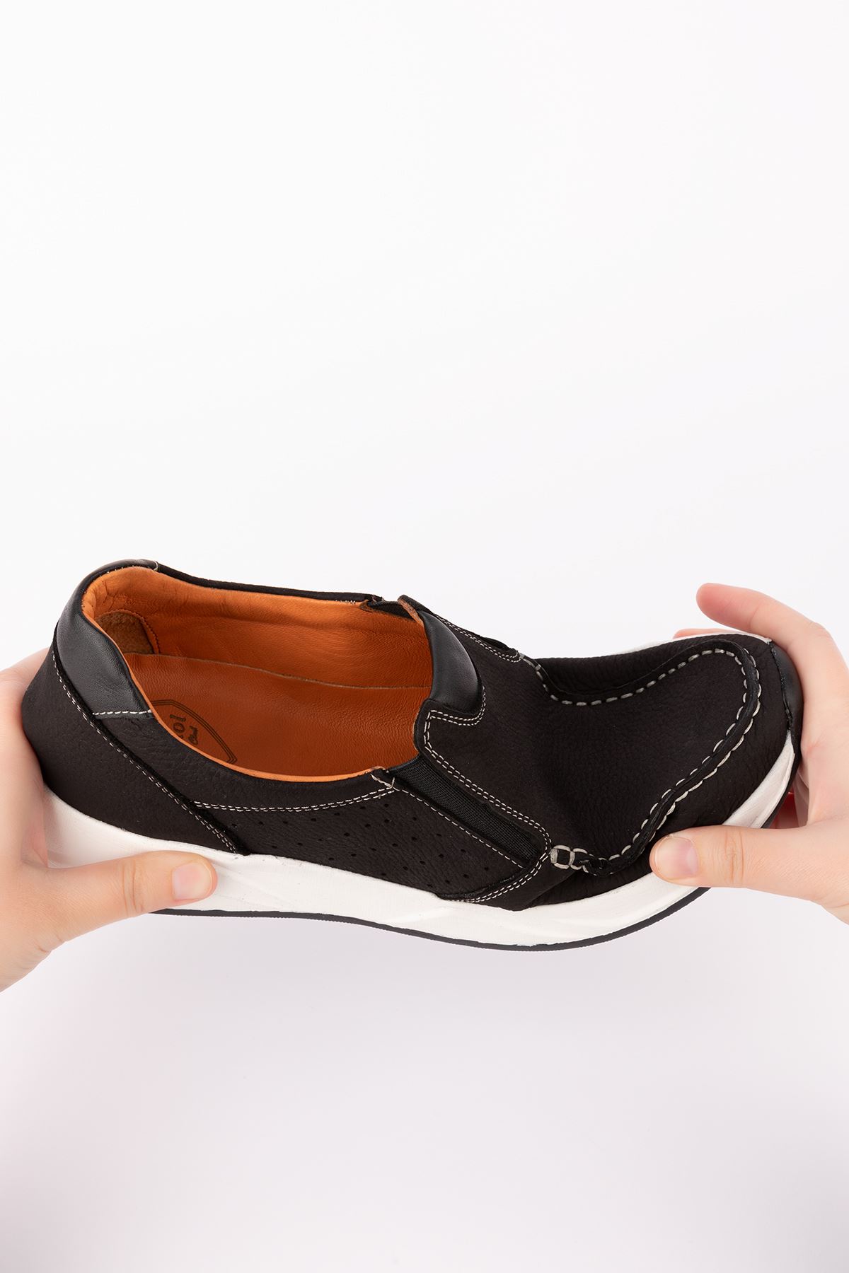 Gondol Içi Dışı Hakiki Deri Günlük Rahat Hafif Ayakkabı src.609 - Görsel 6