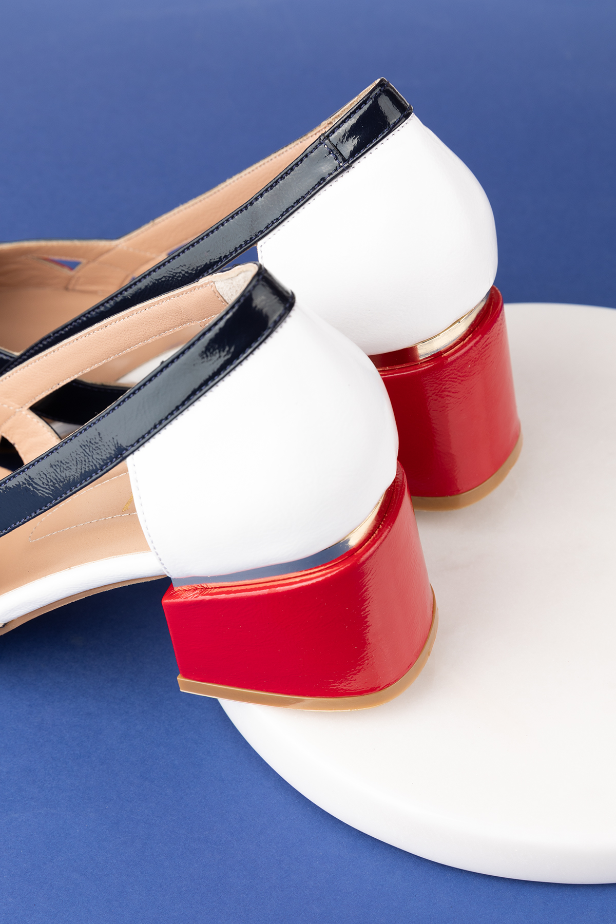 Gondol Kadın Hakiki Deri Renkli Topuklu Ayakkabı ast.6083 - Görsel 6