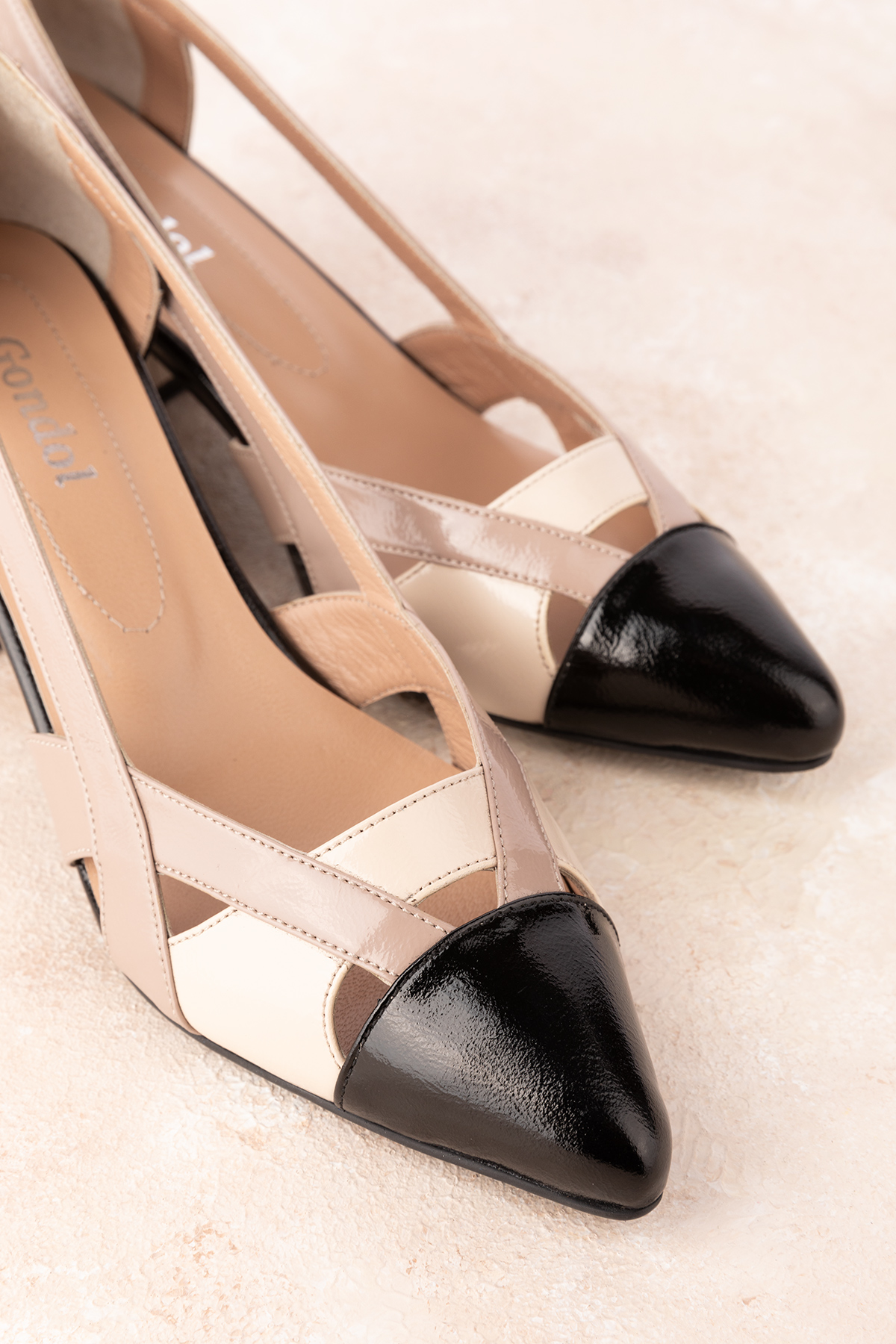 Gondol Kadın Hakiki Deri Renkli Topuklu Ayakkabı ast.6083 - Görsel 4