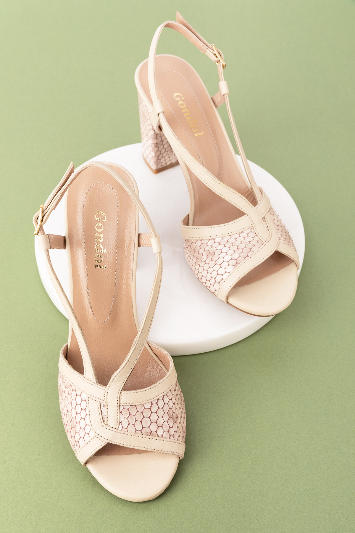 Gondol Kadın Hakiki Deri Şık Topuklu Ayakkabı ast.6157 - Görsel 5