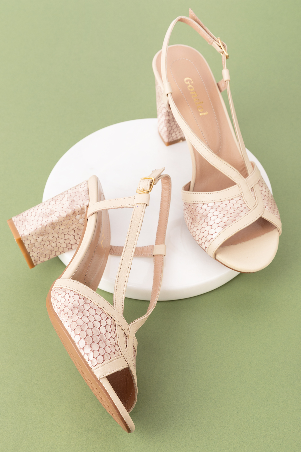 Gondol Kadın Hakiki Deri Şık Topuklu Ayakkabı ast.6157 - Görsel 6