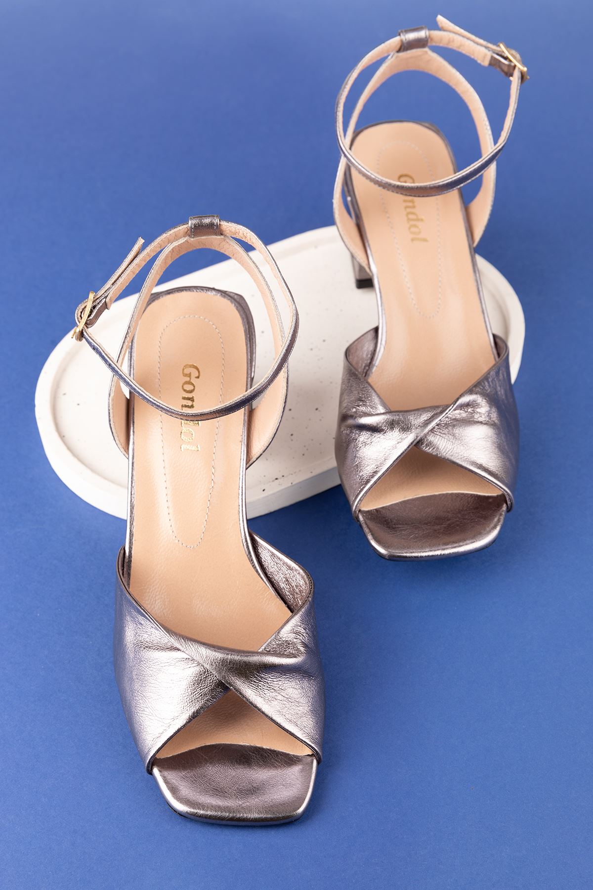 Gondol Kadın Hakiki Deri Topuklu Ayakkabı ast.6004 - Görsel 3